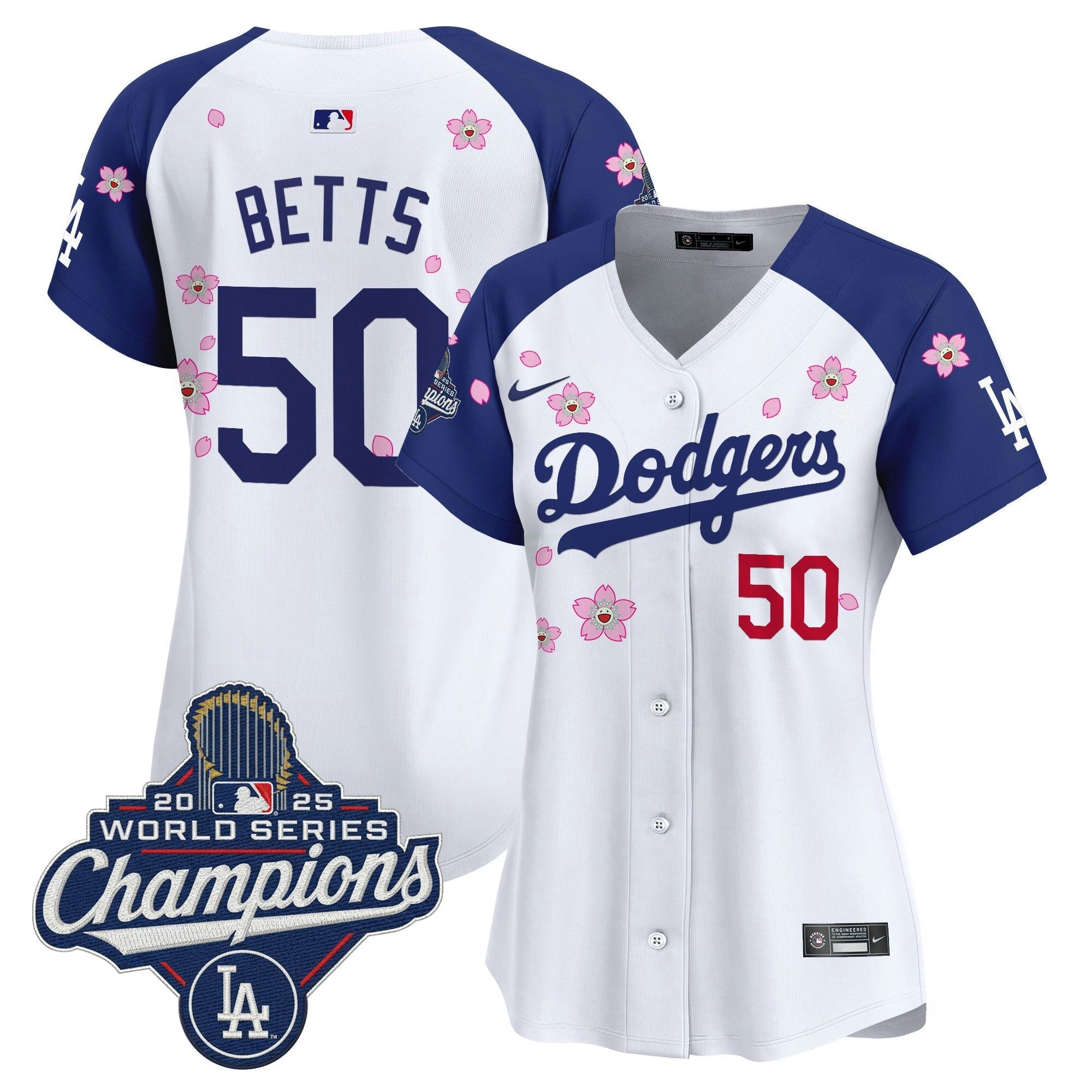 Camisa MLB Women’s 2025 World Series Champions x Tokyo Series Vapor Premier Limited Jersey – Stitched