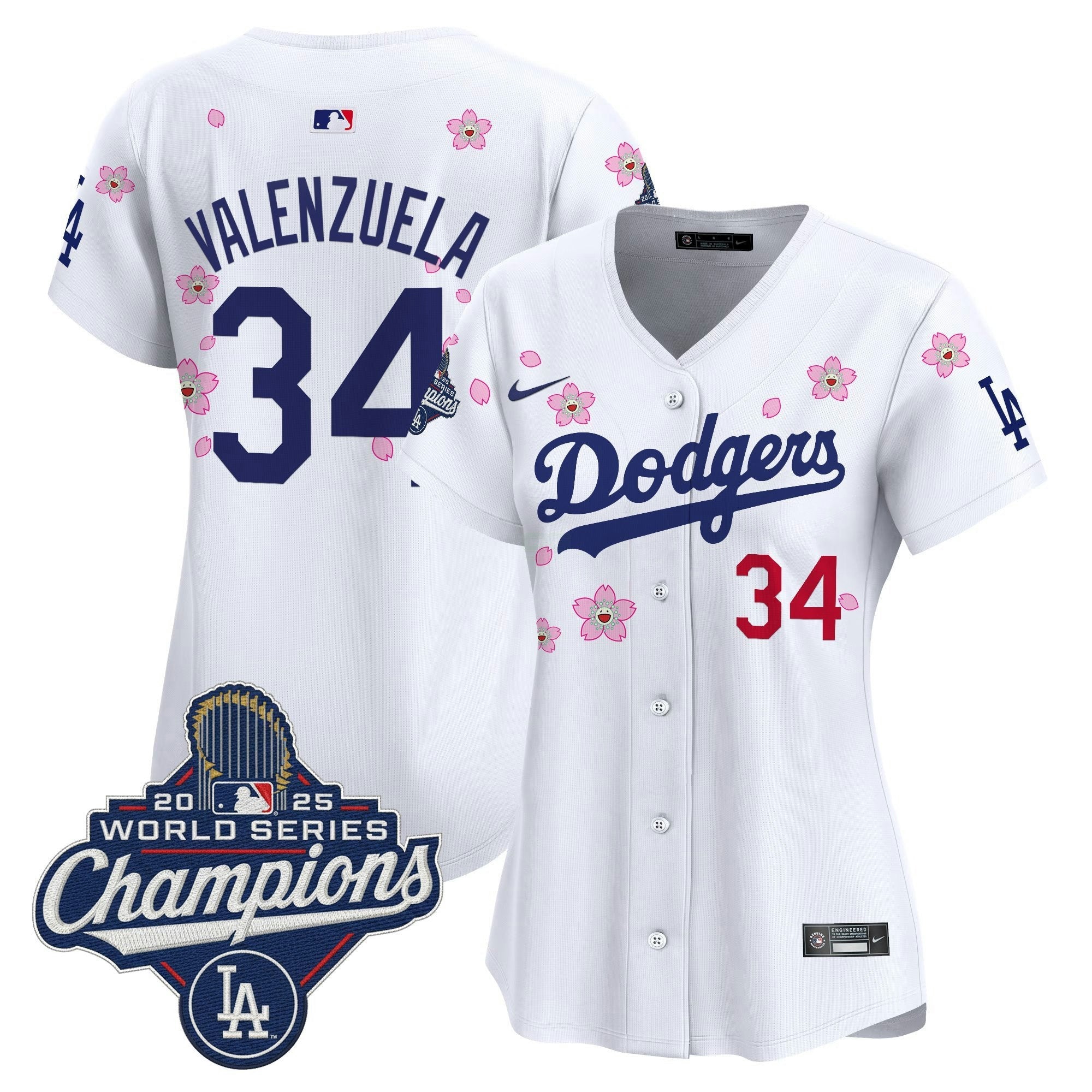 Camisa MLB Women’s 2025 World Series Champions x Tokyo Series Vapor Premier Limited Jersey – Stitched