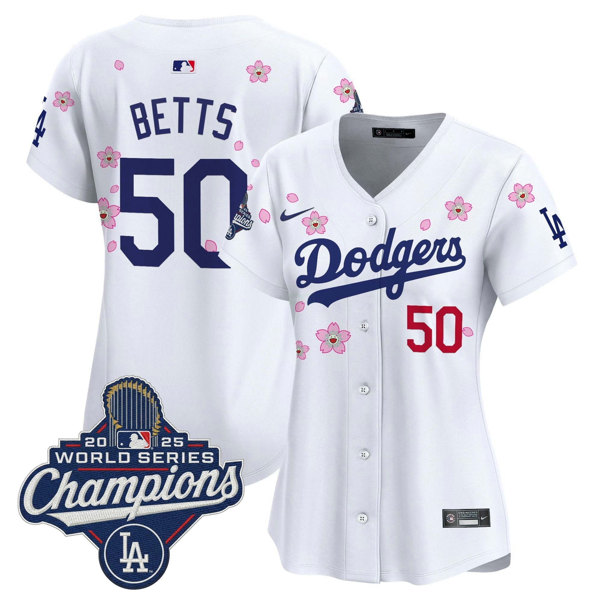 Camisa MLB Women’s 2025 World Series Champions x Tokyo Series Vapor Premier Limited Jersey – Stitched