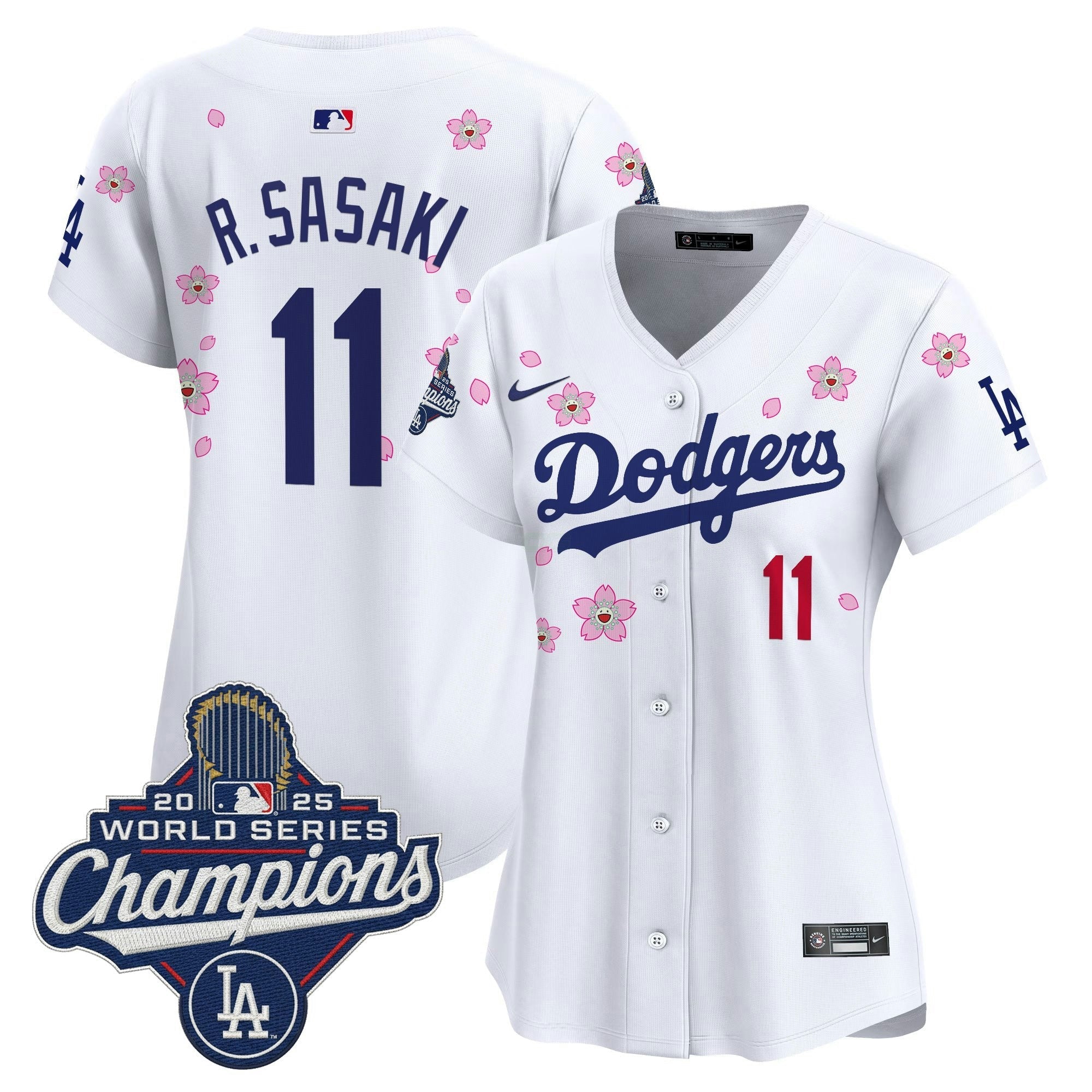 Camisa MLB Women’s 2025 World Series Champions x Tokyo Series Vapor Premier Limited Jersey – Stitched