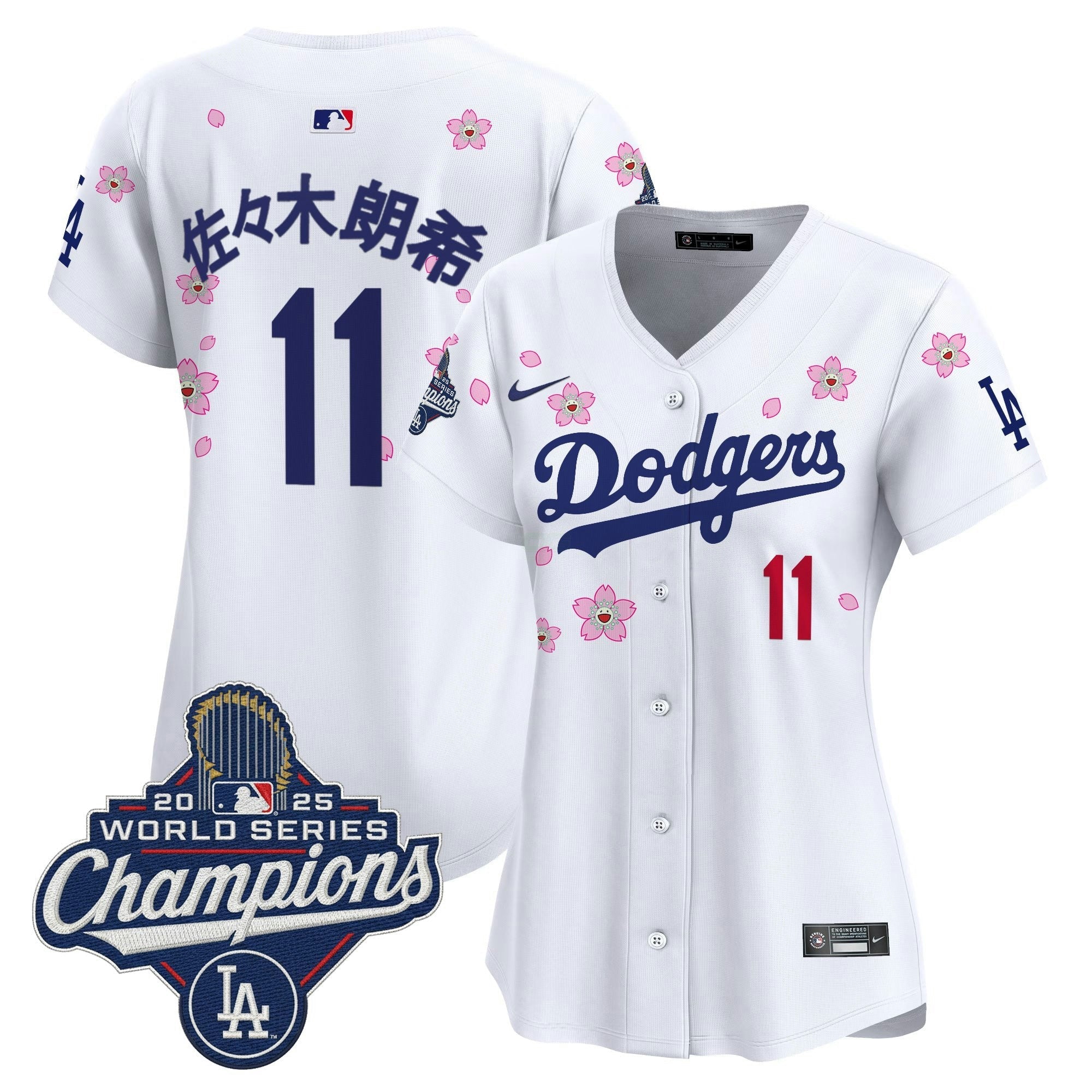 Camisa MLB Women’s 2025 World Series Champions x Tokyo Series Vapor Premier Limited Jersey – Stitched
