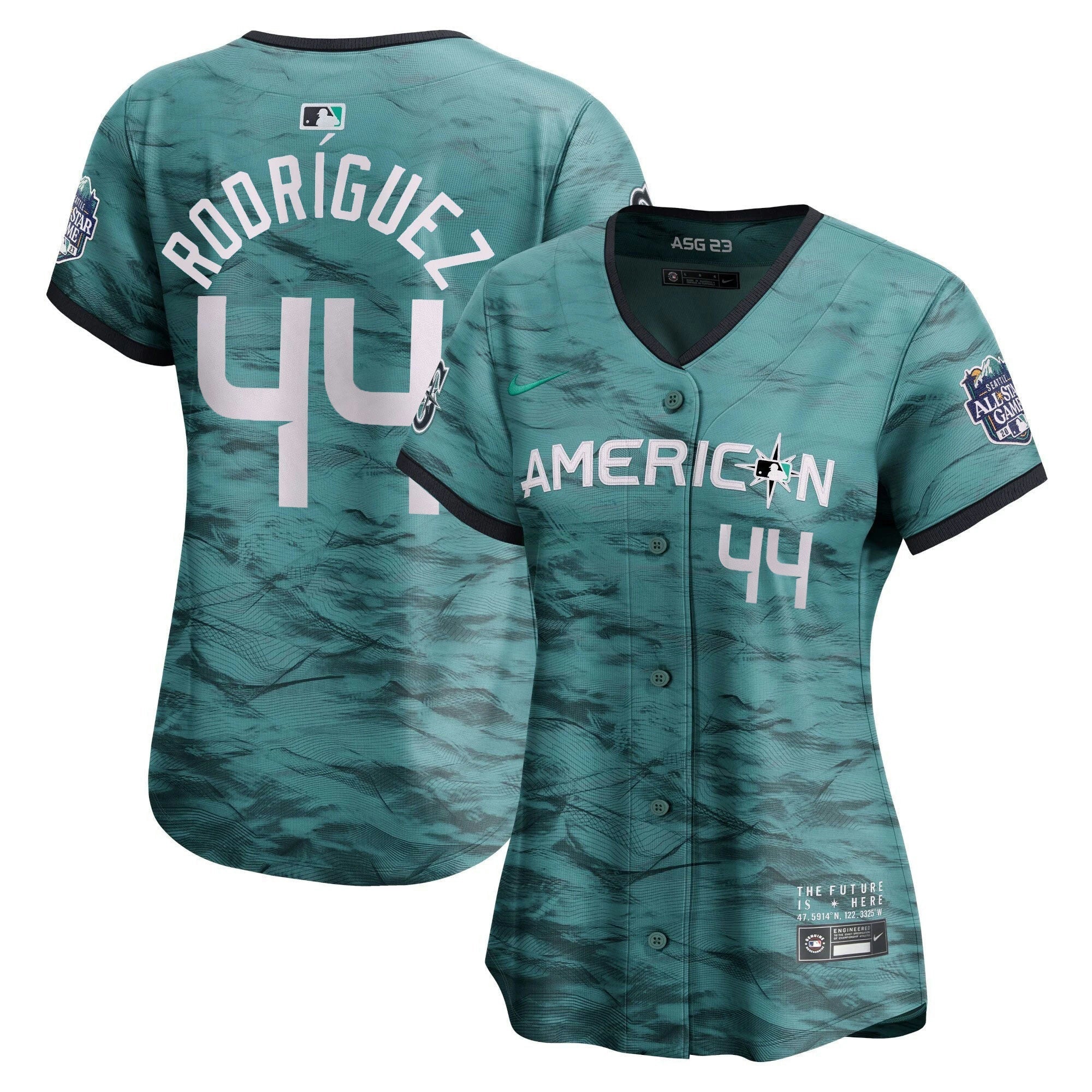 Camisa MLB Women’s American League 2023 All-Star Game Azul-petróleo Jersey - Azul Royal