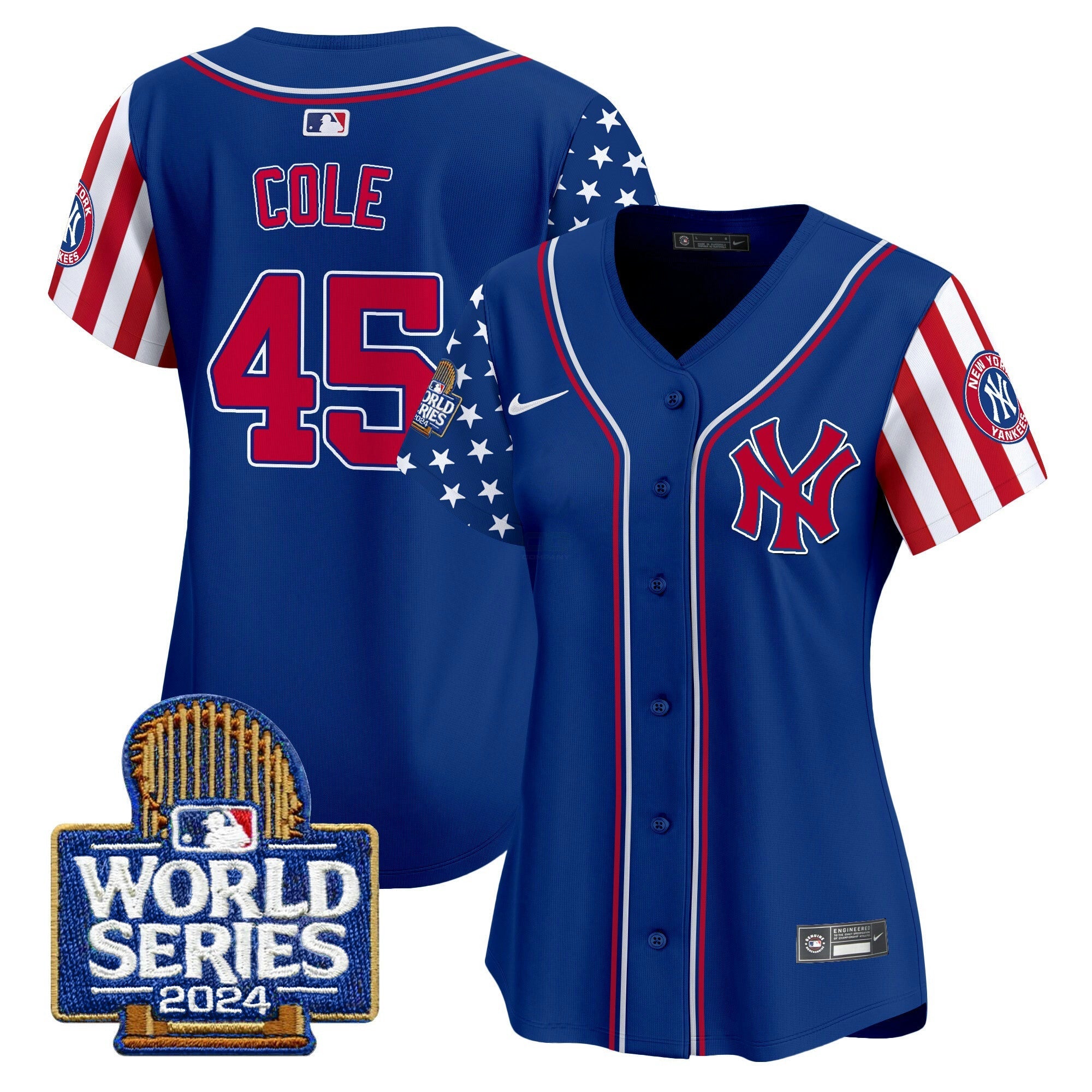 Camisa MLB Women’s American Style 2024 World Series Vapor Premier Limited Jersey
