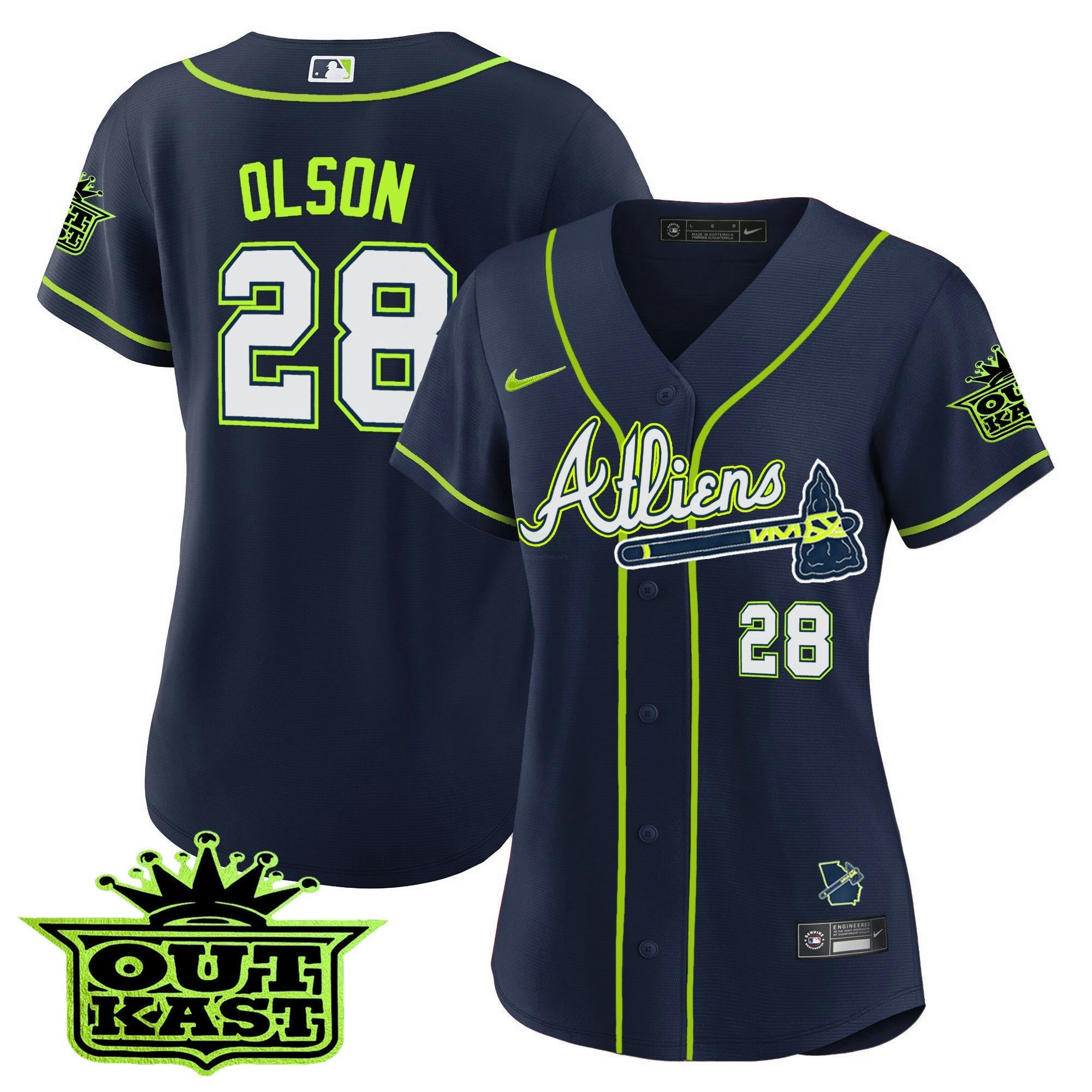 Camisa MLB Women’s Atlanta Atliens Jersey