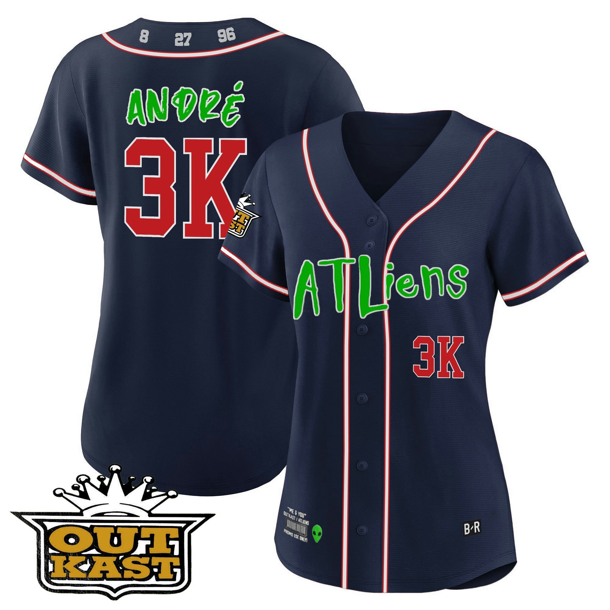 Camisa MLB Women’s Atlanta Atliens Jersey