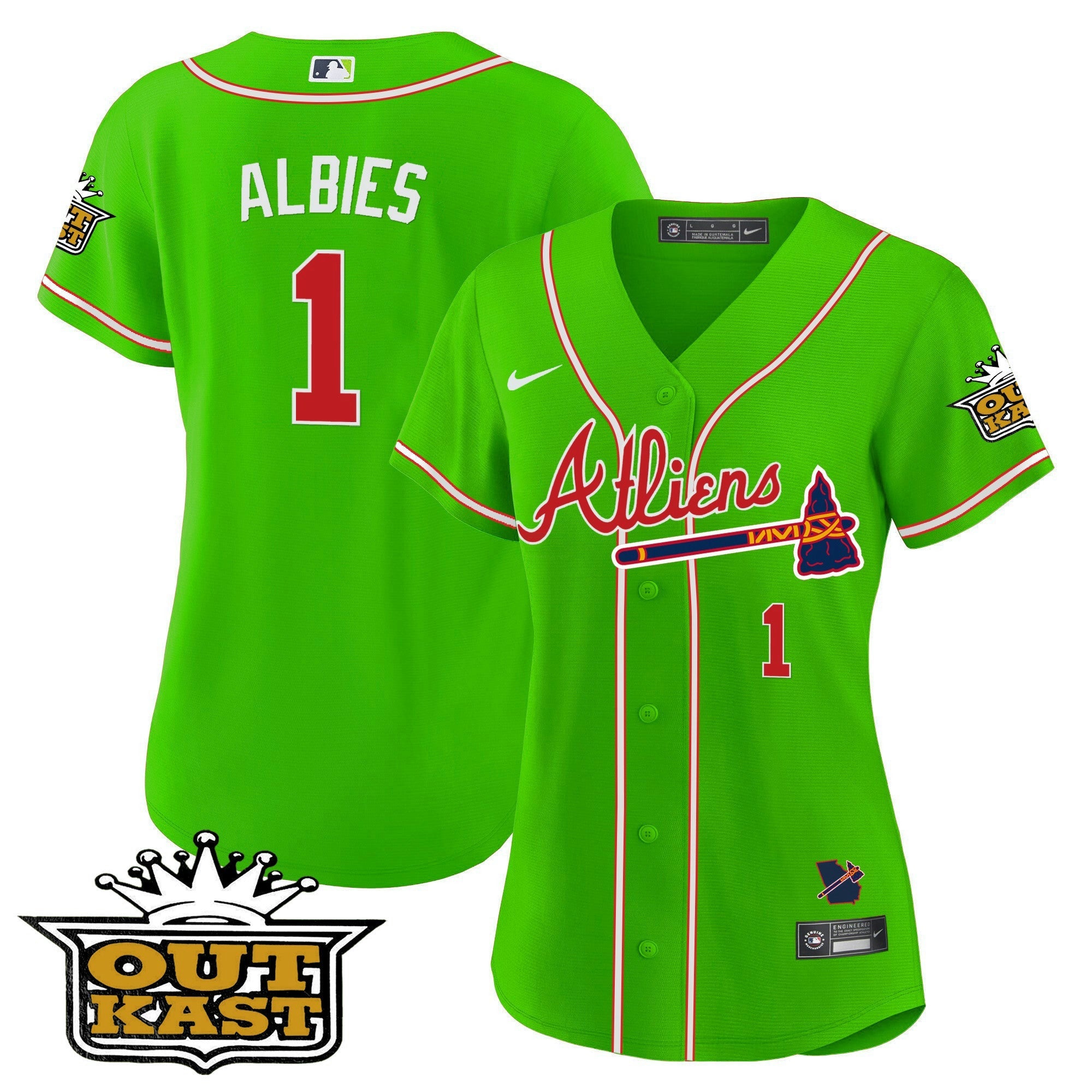 Camisa MLB Women’s Atlanta Atliens Jersey
