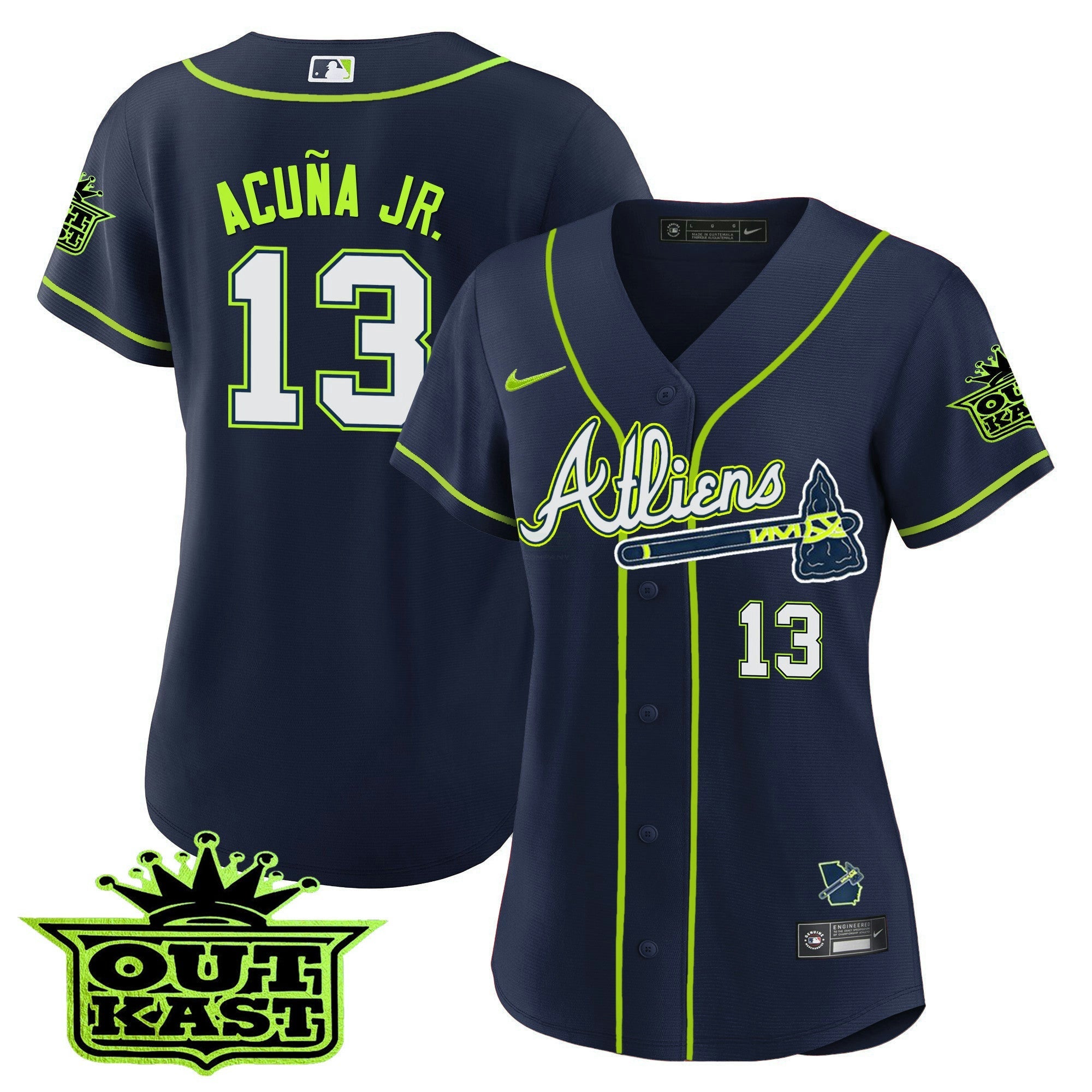 Camisa MLB Women’s Atlanta Atliens Jersey V2