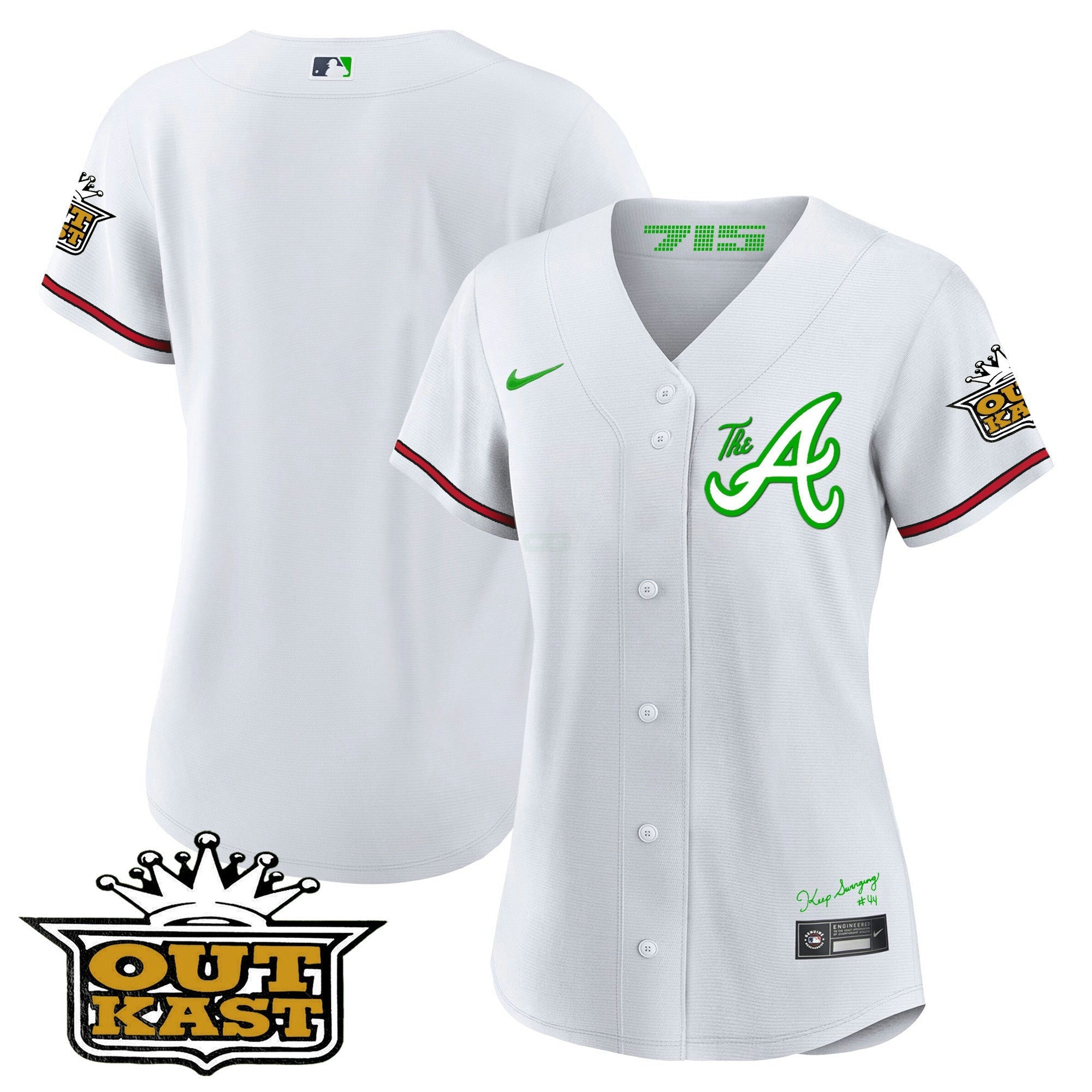 Camisa MLB Women’s Atlanta Atliens The A Jersey