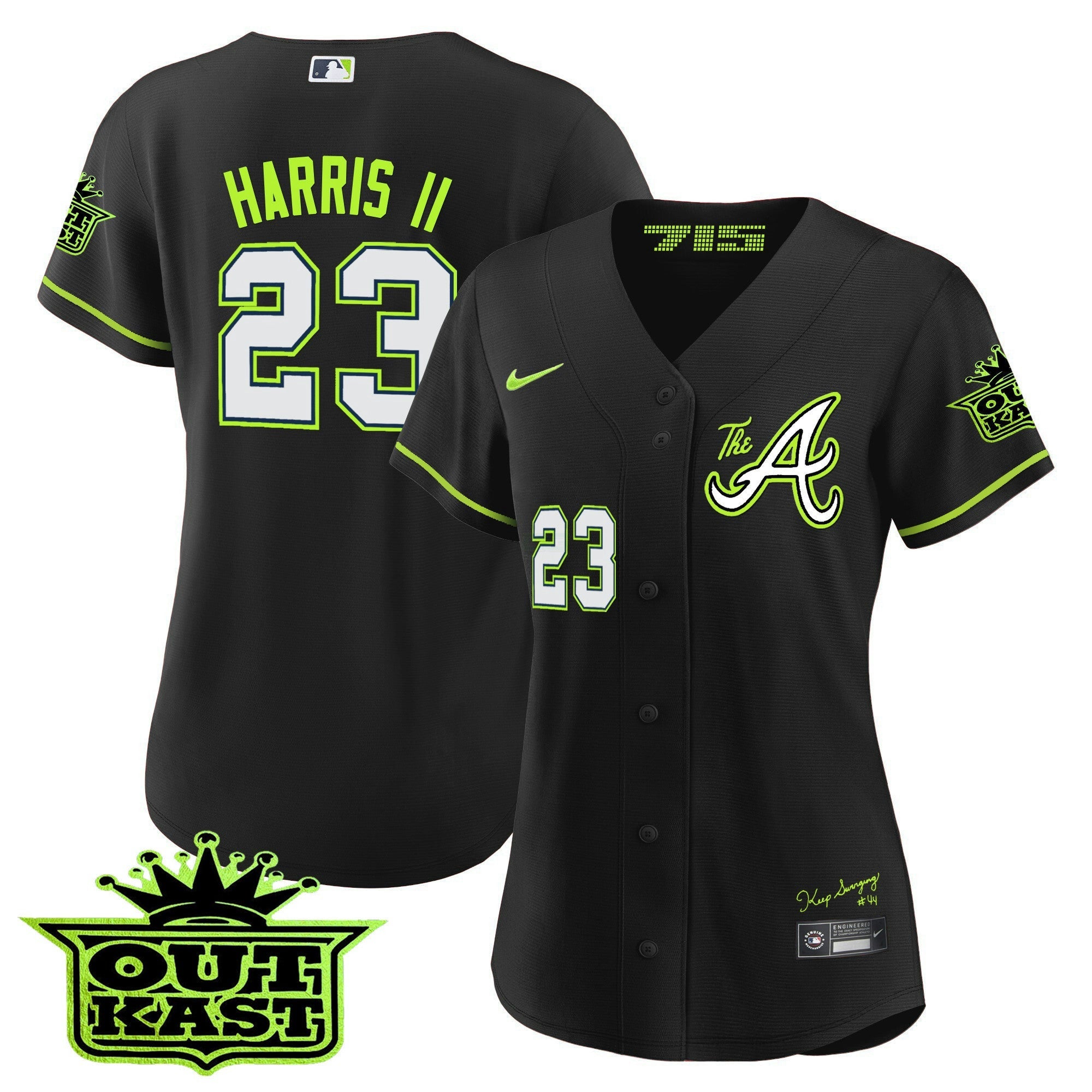 Camisa MLB Women’s Atlanta Atliens The A Jersey