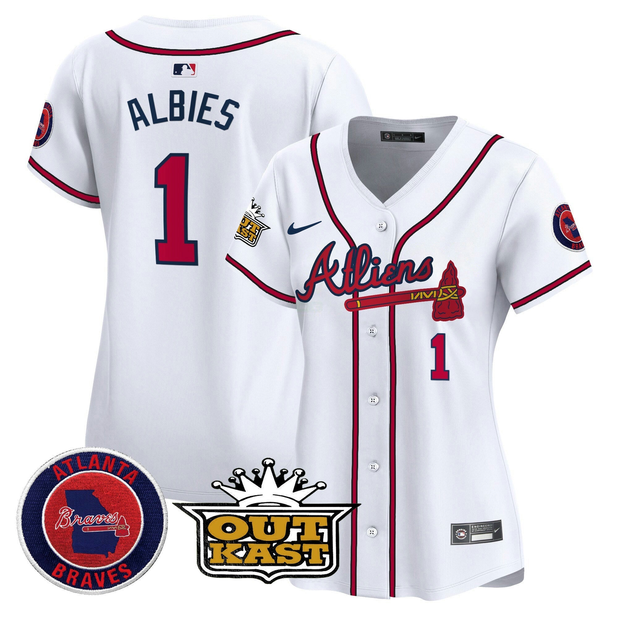 Camisa MLB Women’s Atlanta Atliens Vapor Premier Limited Jersey