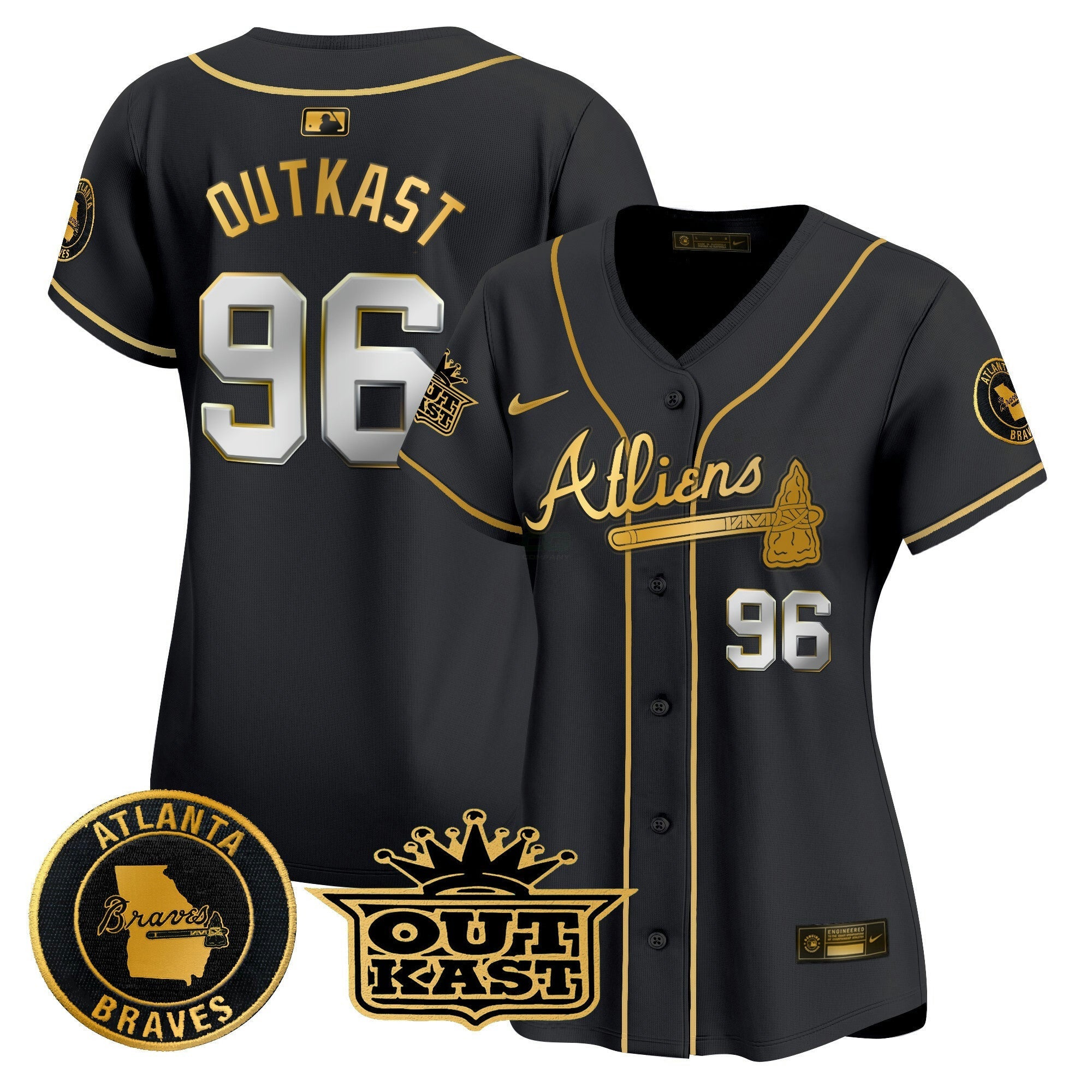 Camisa MLB Women’s Atlanta Atliens Vapor Premier Limited Jersey