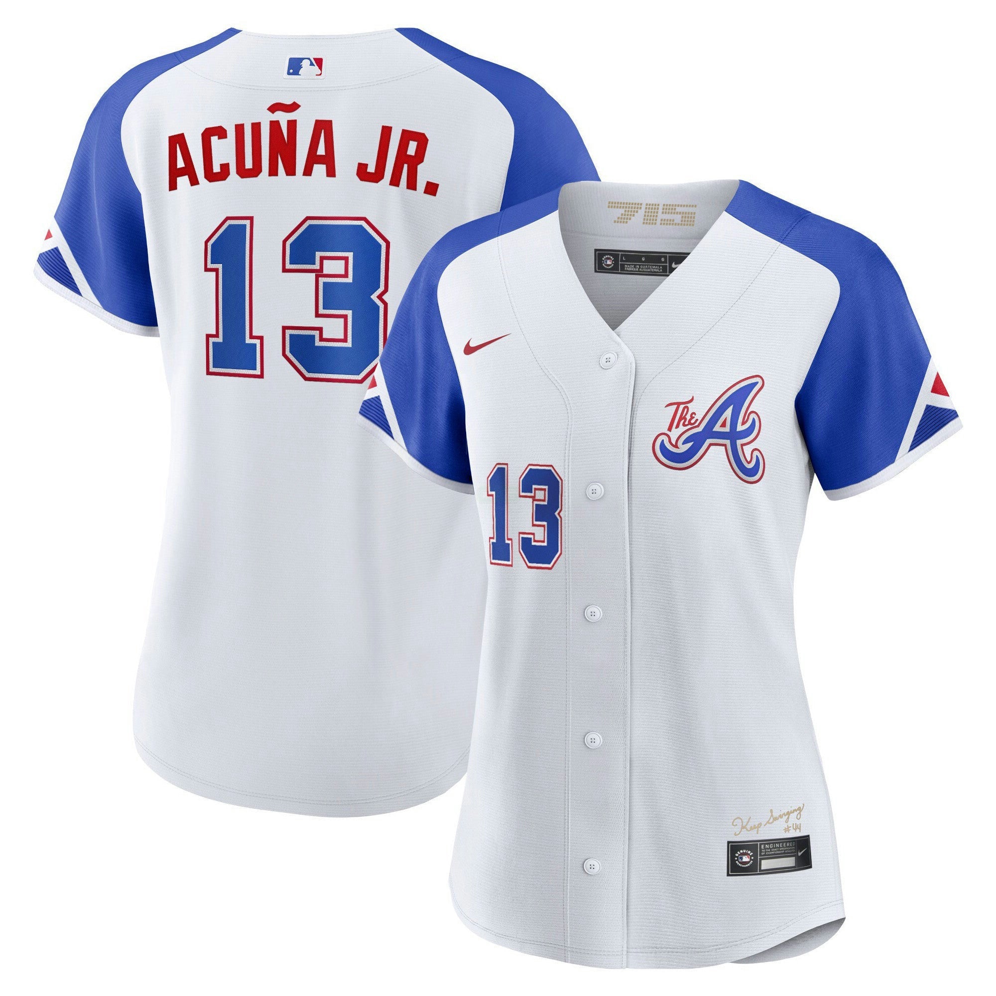 Camisa MLB Women’s Atlanta Champions City Connect Dourada Jersey
