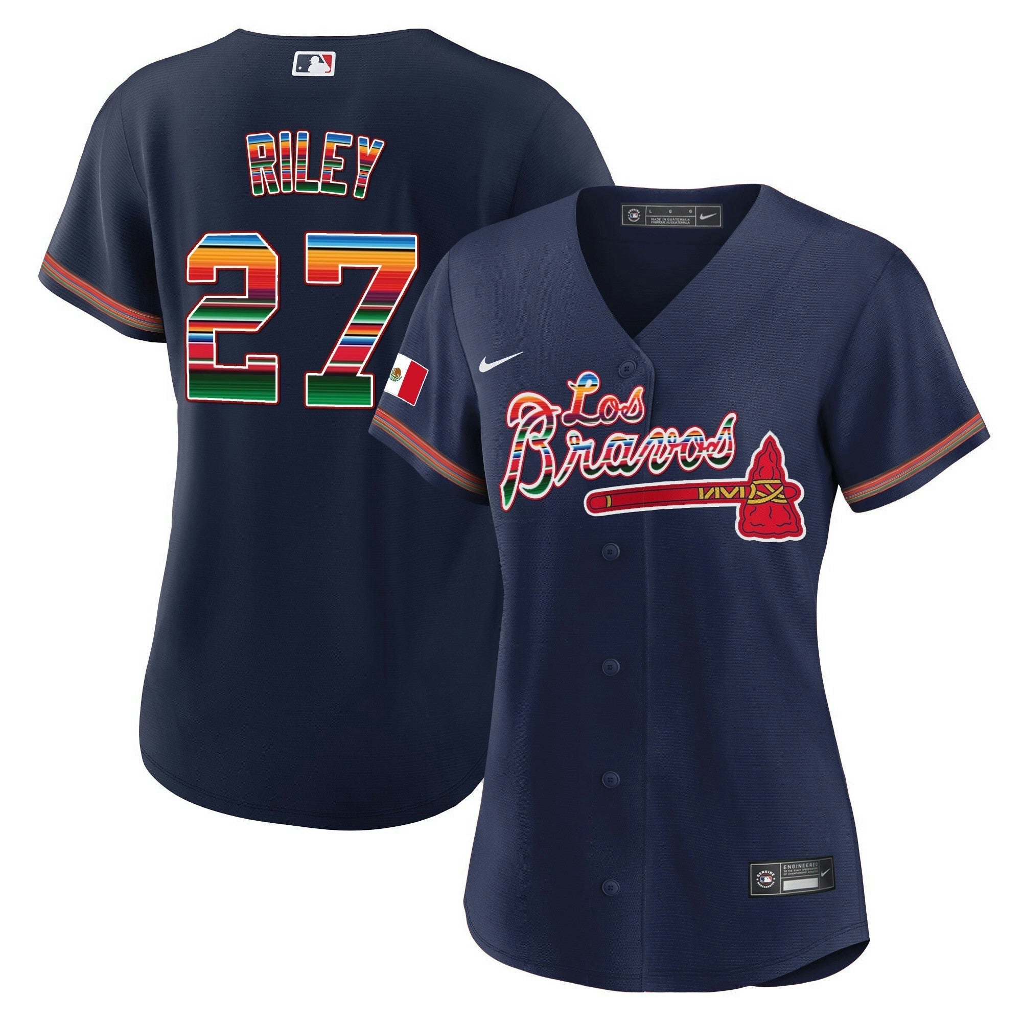Camisa MLB Women’s Atlanta Los Bravos Mexico Jersey