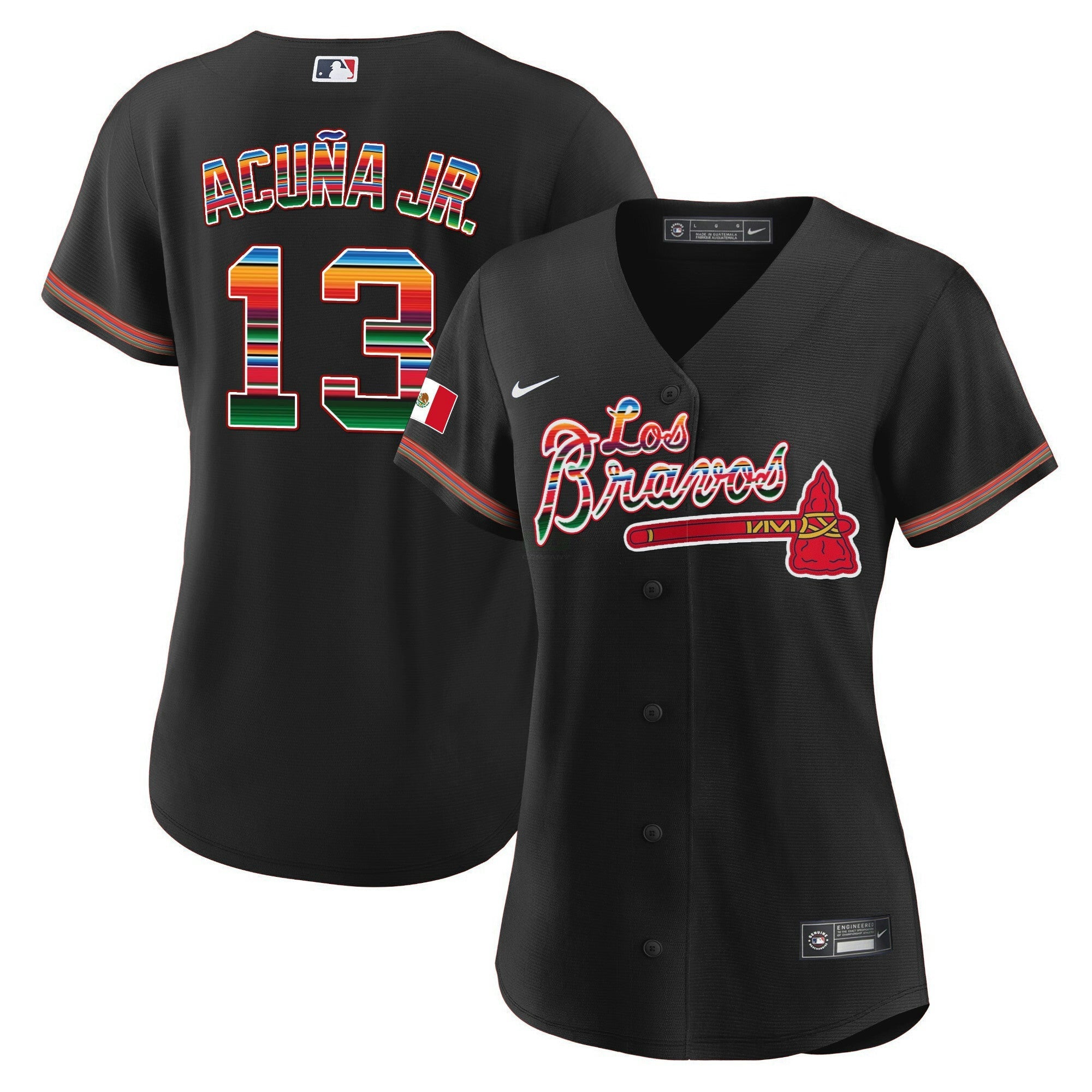 Camisa MLB Women’s Atlanta Los Bravos Mexico Jersey