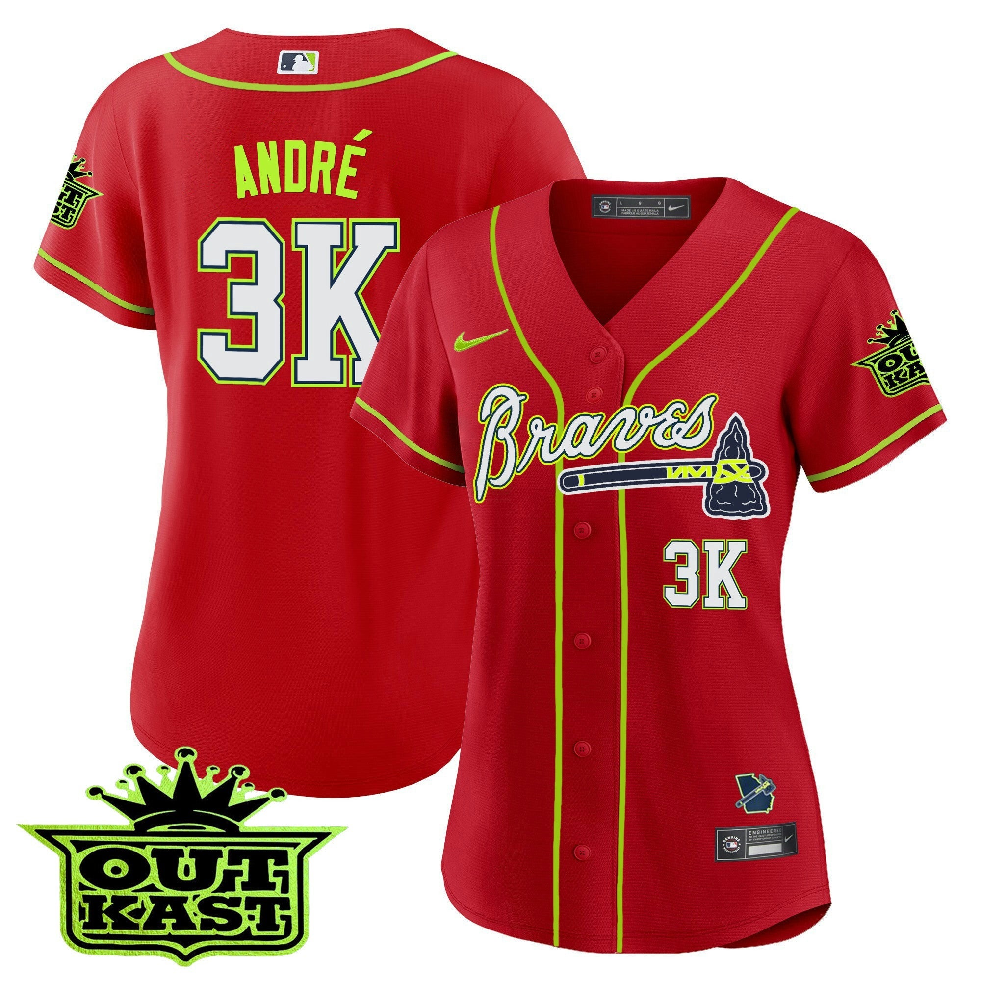 Camisa MLB Women’s Atlanta Outkast Jersey V2