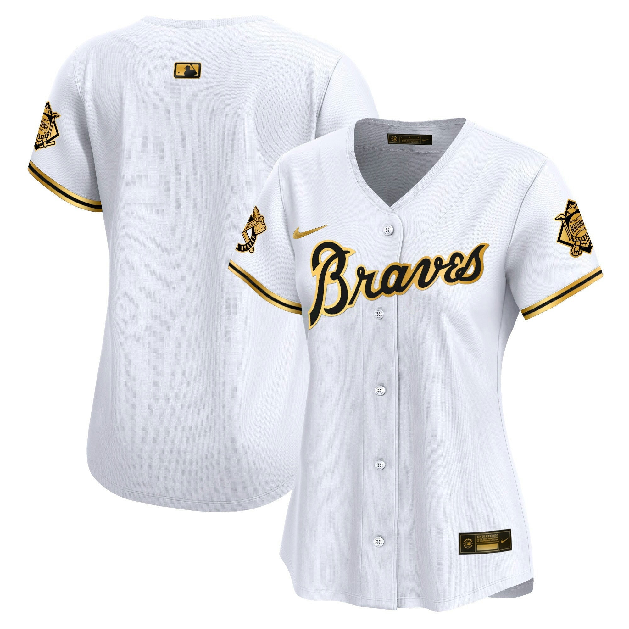 Camisa MLB Women’s Atlanta Peaches n’ Creme Vapor Premier Limited Jersey