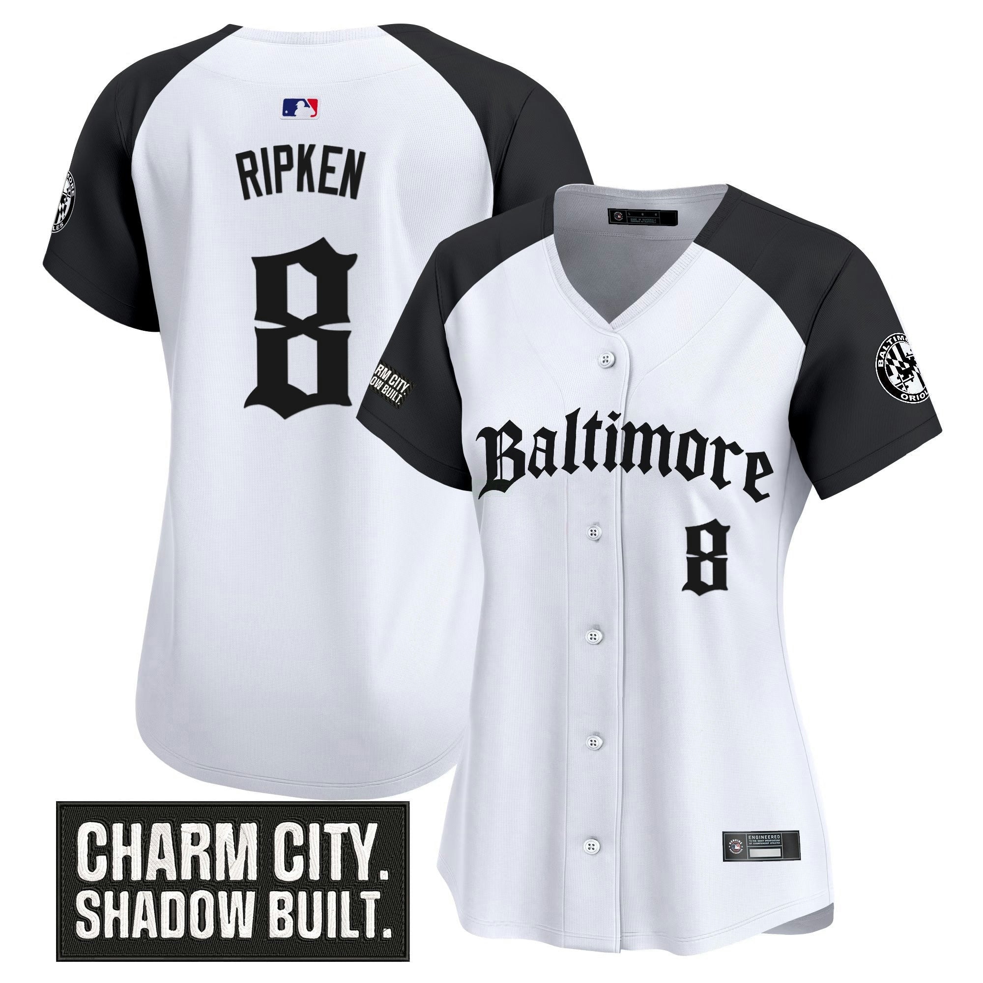 Camisa MLB Women’s Baltimore ‘Gothic Harbor Edition’ Vapor Premier Limited Jersey