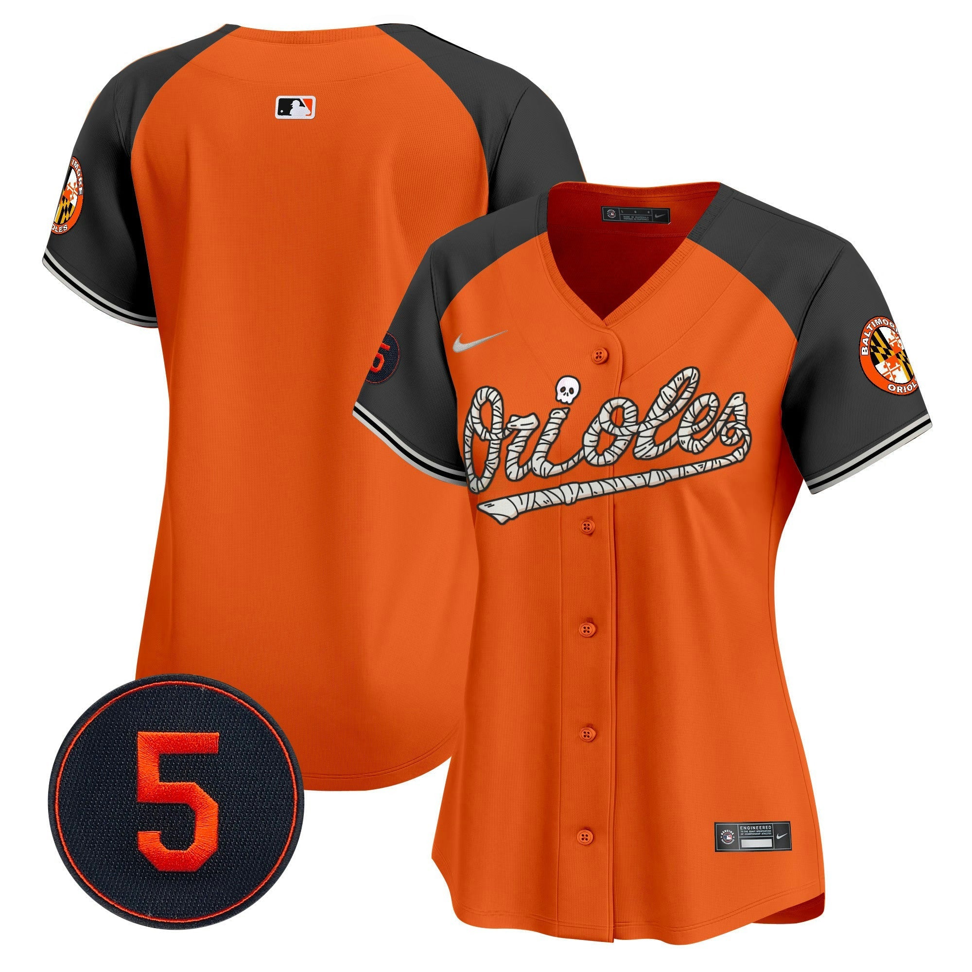 Camisa MLB Women’s Baltimore Halloween Vapor Premier Limited Jersey