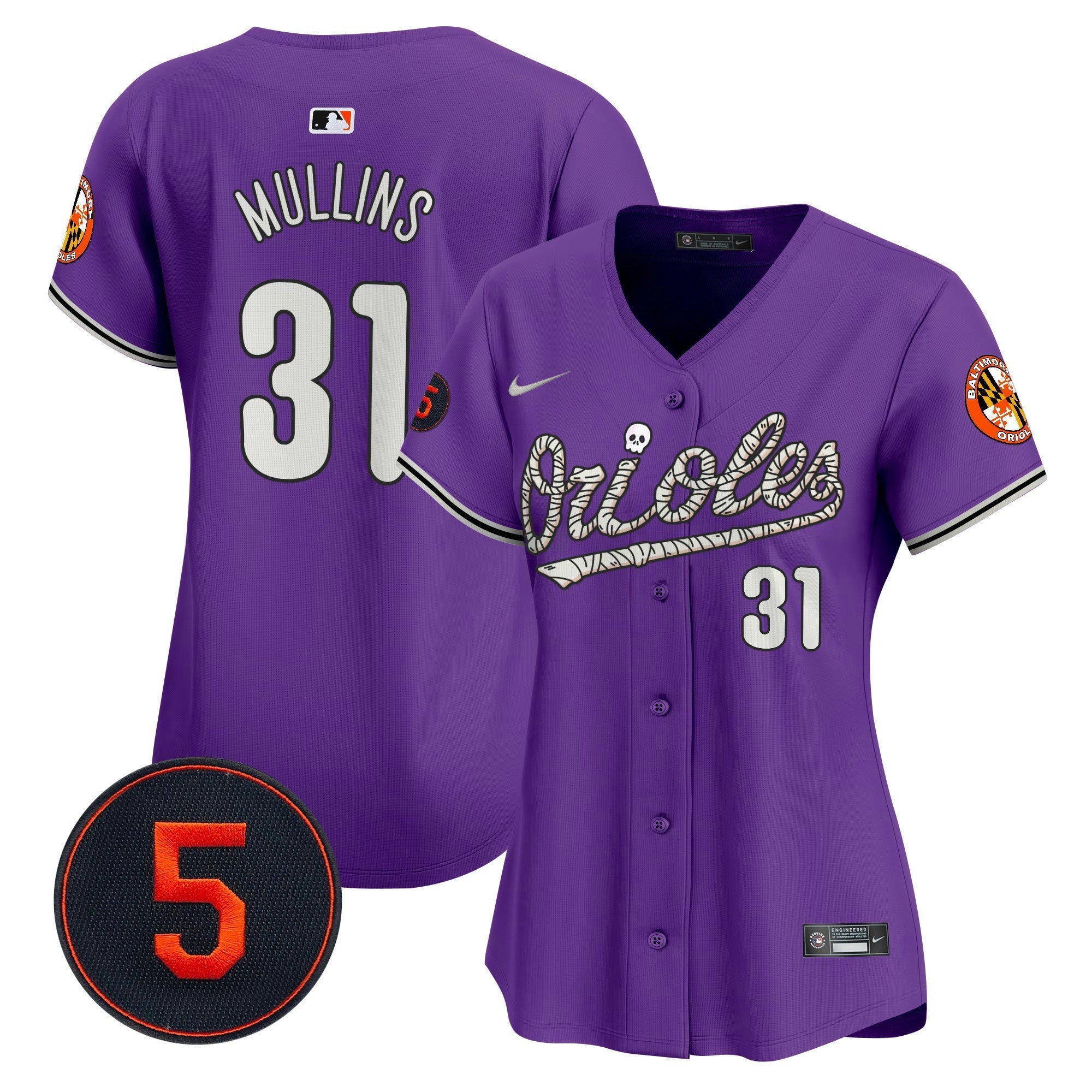 Camisa MLB Women’s Baltimore Halloween Vapor Premier Limited Jersey