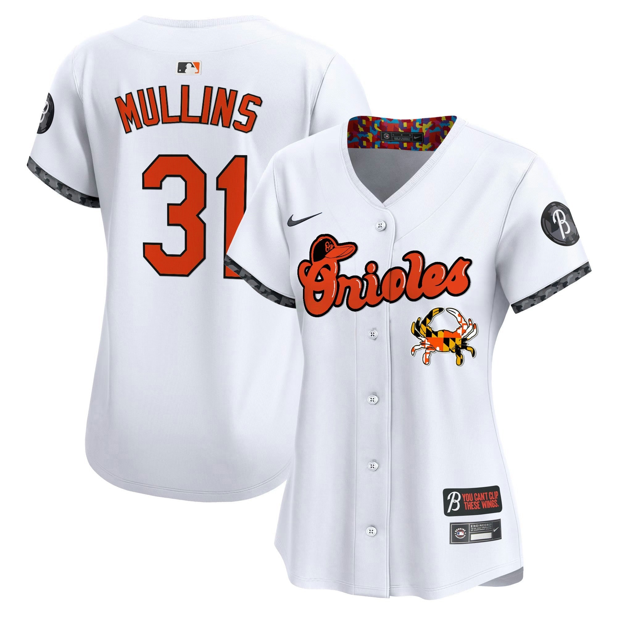 Camisa MLB Women’s Baltimore Maryland Blue Crab Vapor Premier Limited Jersey