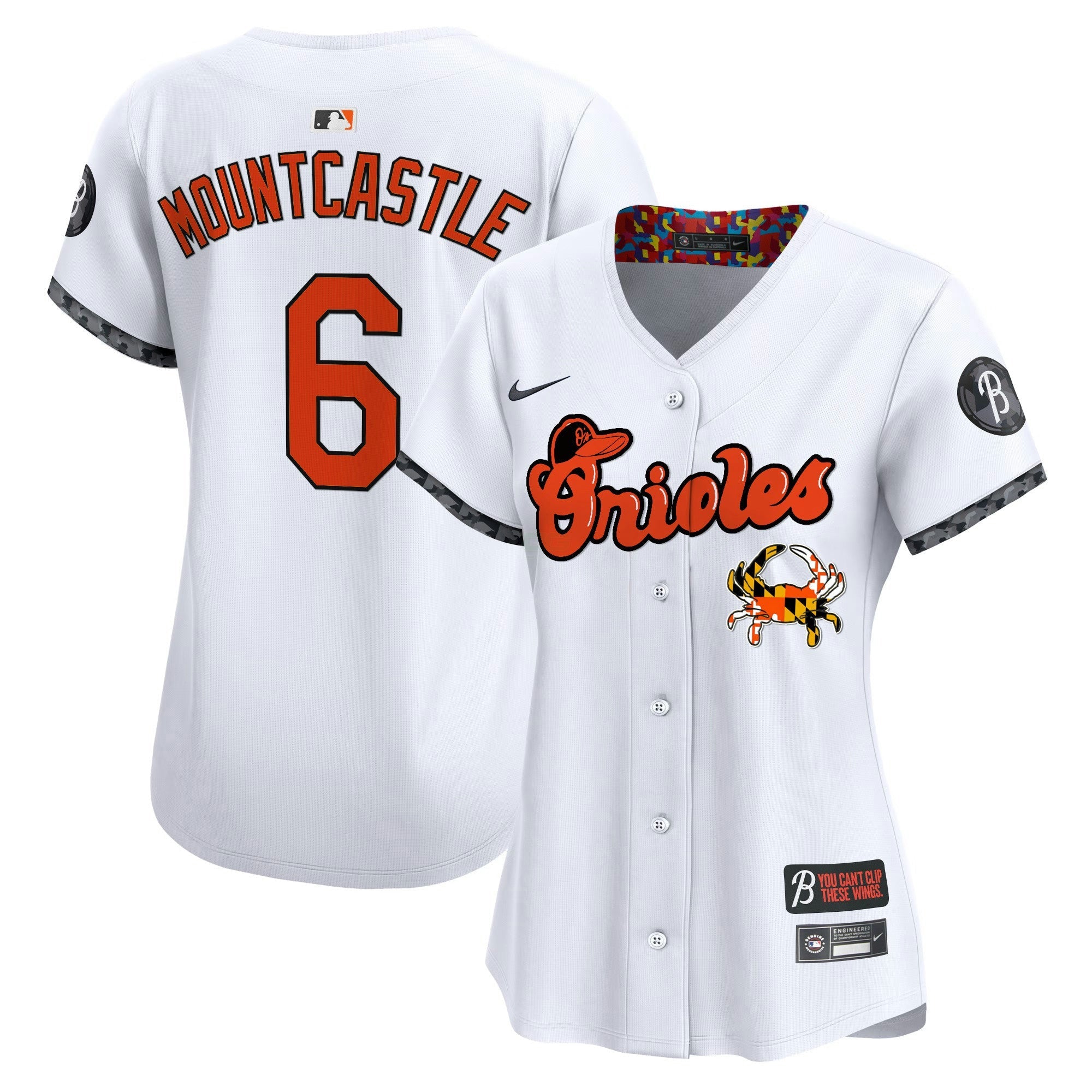Camisa MLB Women’s Baltimore Maryland Blue Crab Vapor Premier Limited Jersey