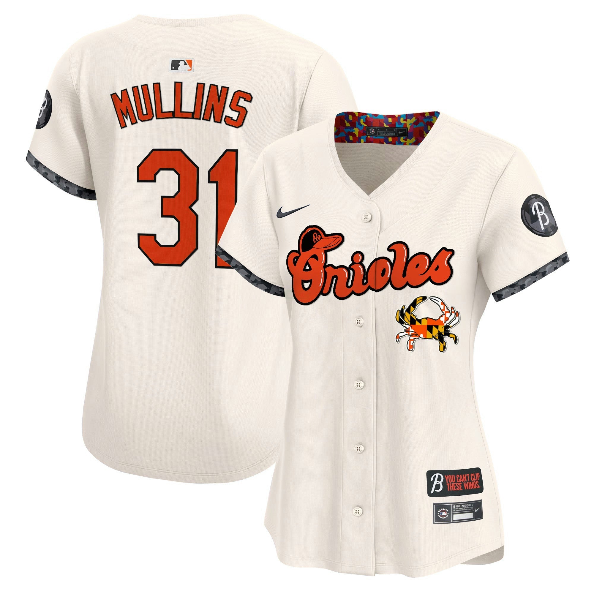 Camisa MLB Women’s Baltimore Maryland Blue Crab Vapor Premier Limited Jersey