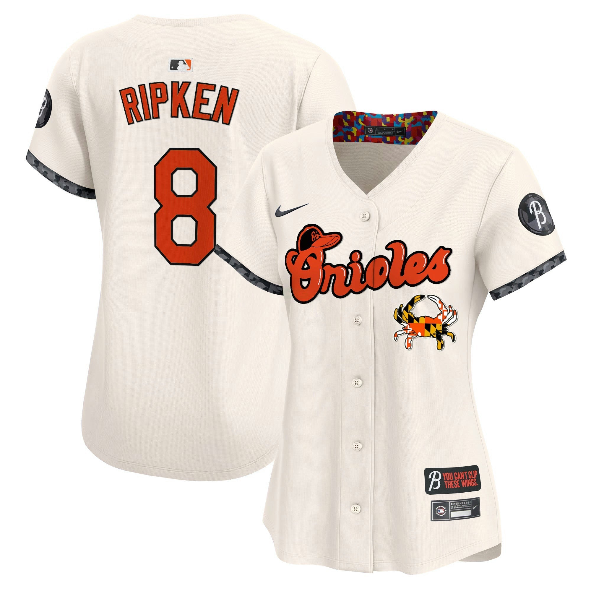 Camisa MLB Women’s Baltimore Maryland Blue Crab Vapor Premier Limited Jersey