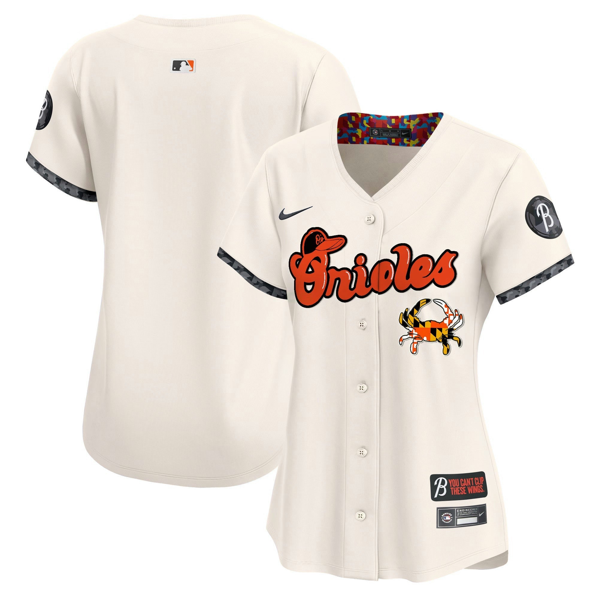 Camisa MLB Women’s Baltimore Maryland Blue Crab Vapor Premier Limited Jersey