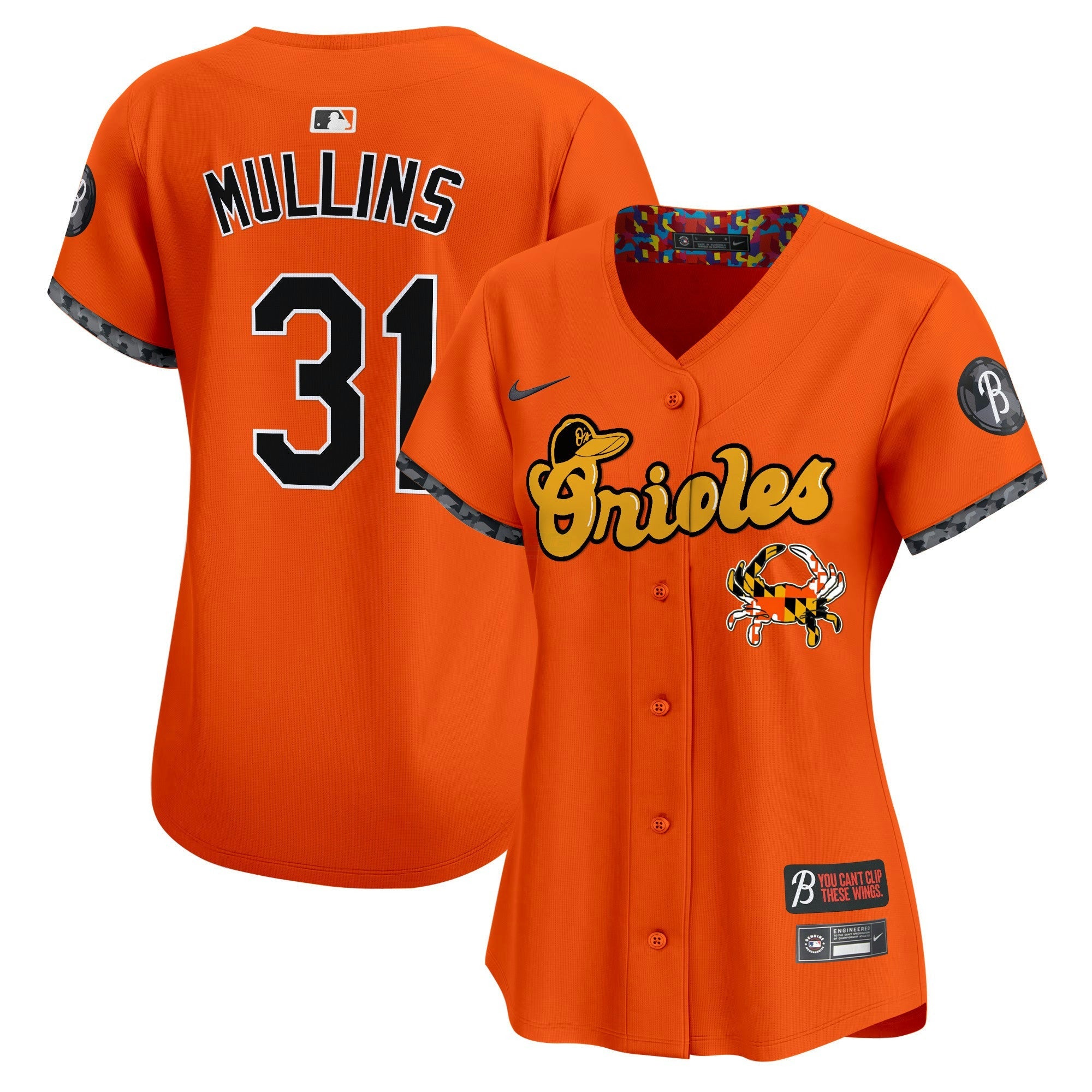 Camisa MLB Women’s Baltimore Maryland Blue Crab Vapor Premier Limited Jersey