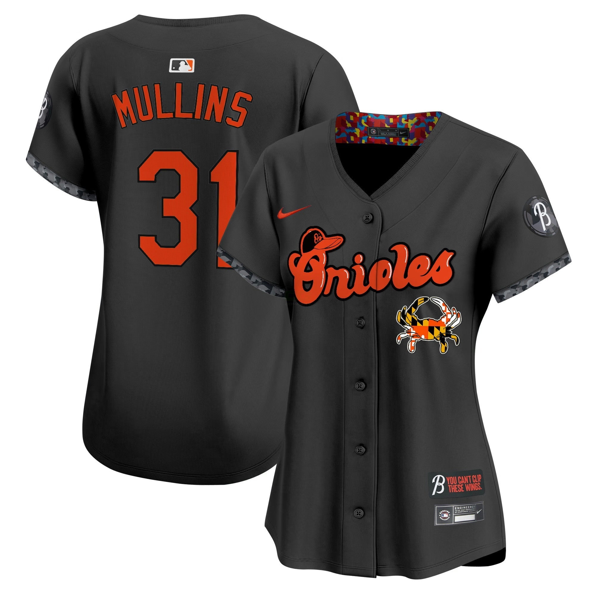 Camisa MLB Women’s Baltimore Maryland Blue Crab Vapor Premier Limited Jersey