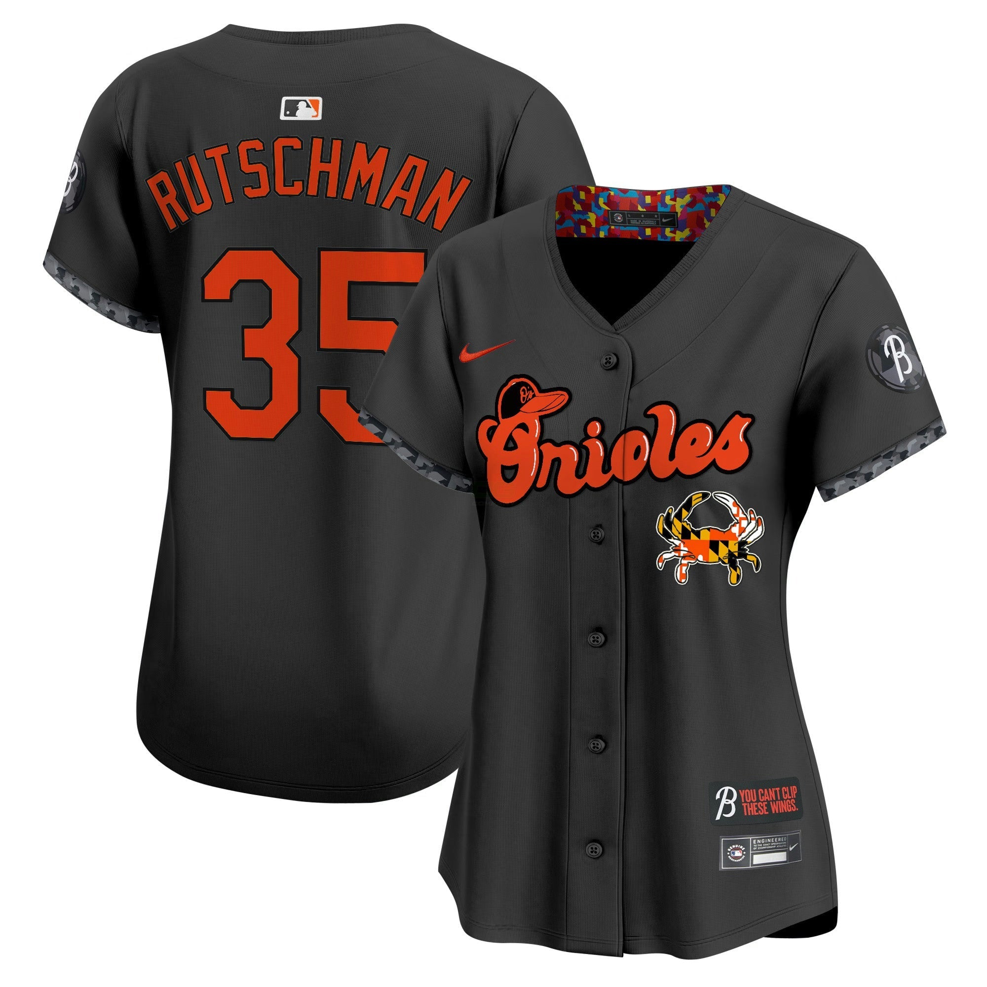 Camisa MLB Women’s Baltimore Maryland Blue Crab Vapor Premier Limited Jersey