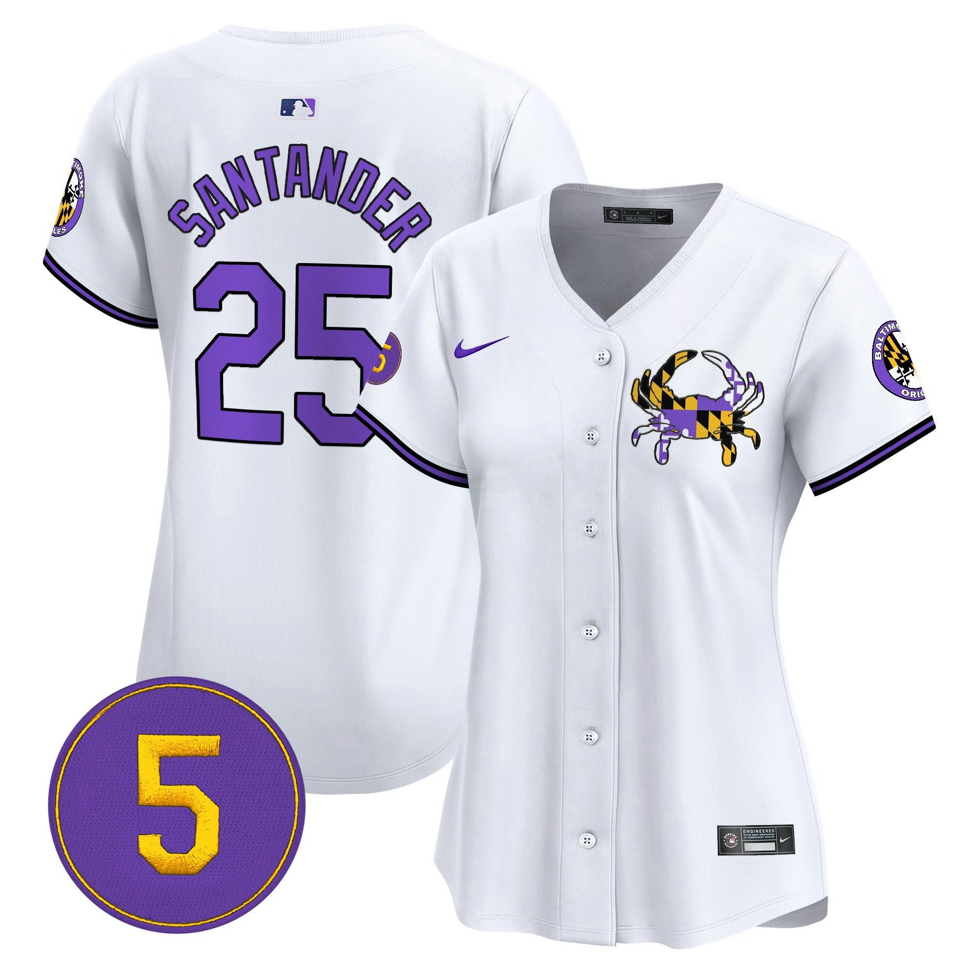 Camisa MLB Women’s Baltimore Purple Vapor Premier Limited Jersey