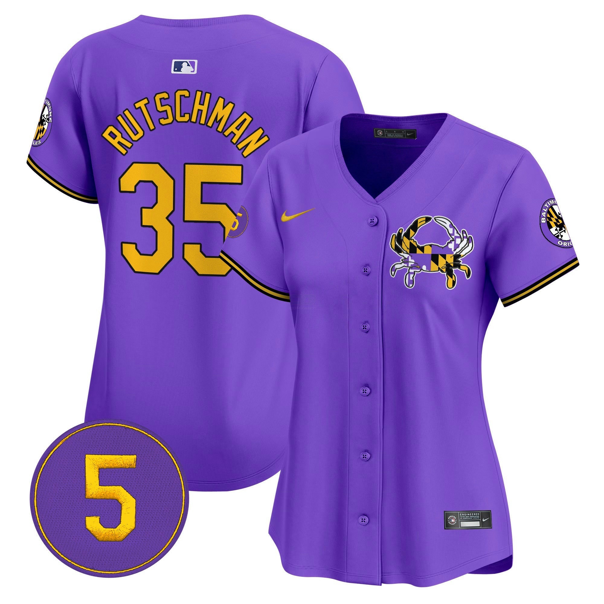 Camisa MLB Women’s Baltimore Purple Vapor Premier Limited Jersey