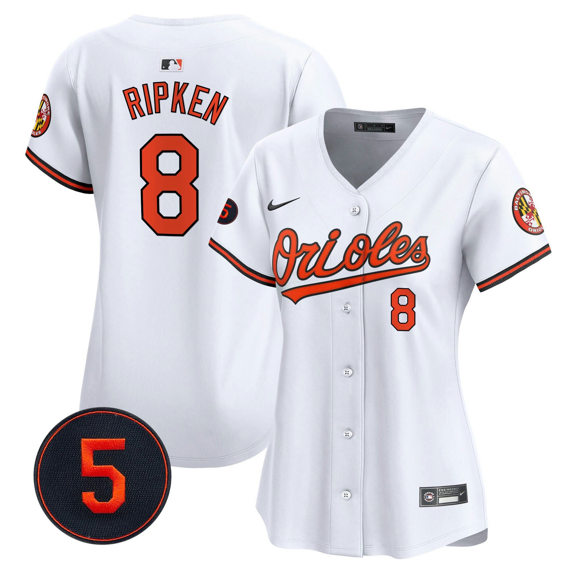 Camisa MLB Women’s Baltimore Robinson Patch Vapor Premier Limited Jersey