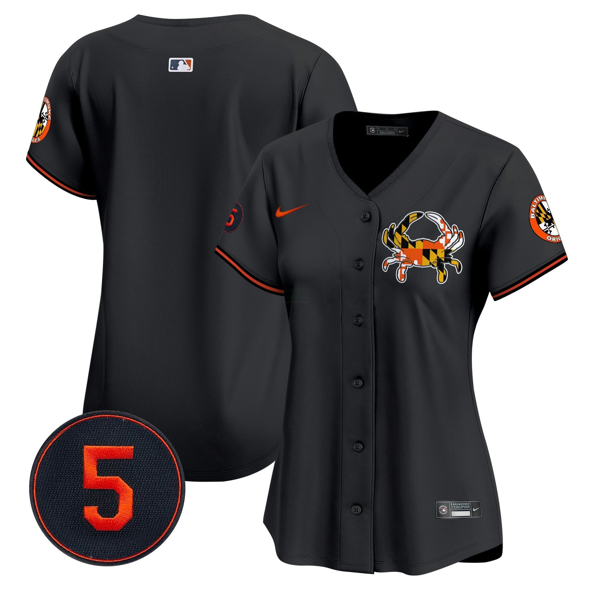 Camisa MLB Women’s Baltimore Robinson Patch Vapor Premier Limited Jersey V3