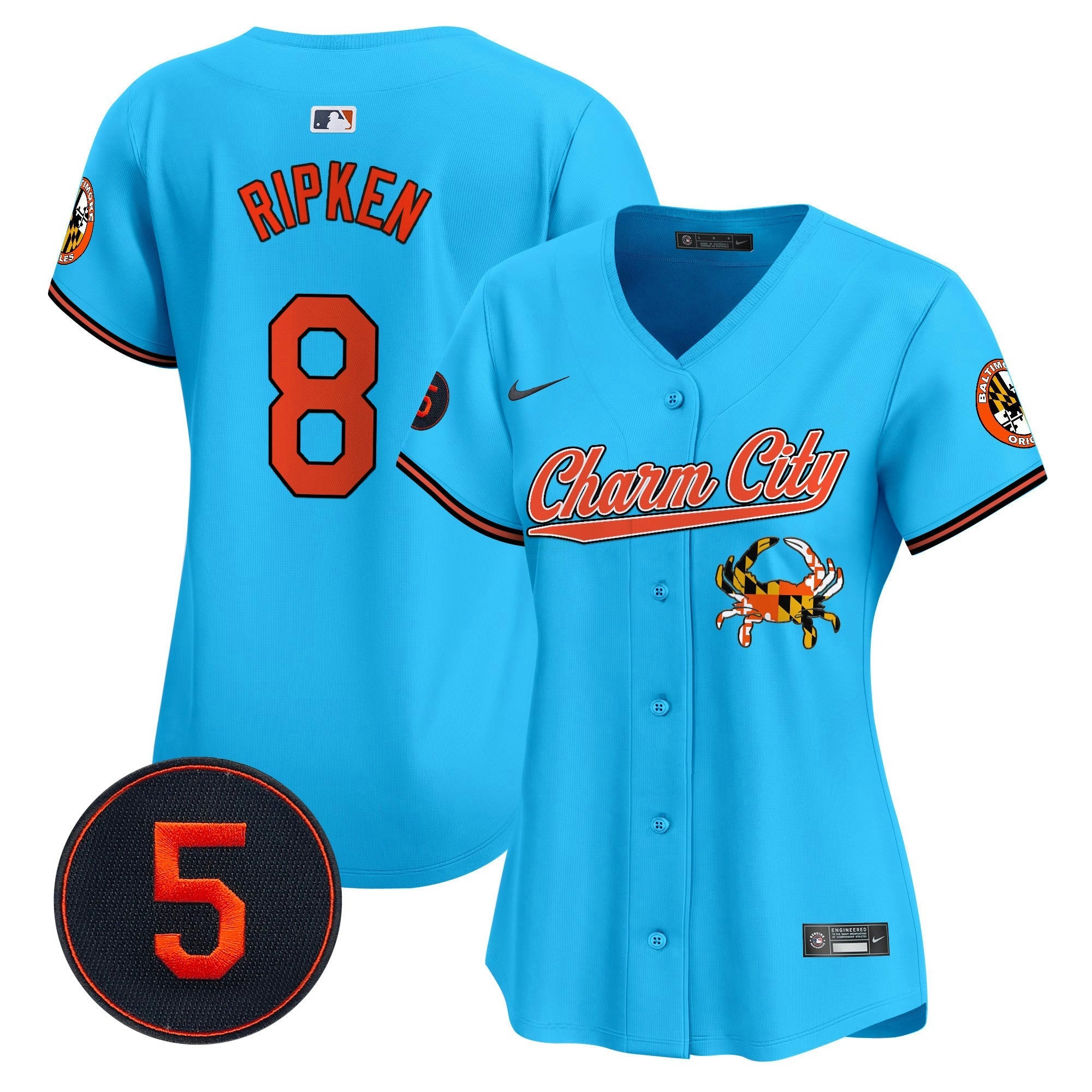 Camisa MLB Women’s Baltimore Robinson Patch Vapor Premier Limited Jersey V8