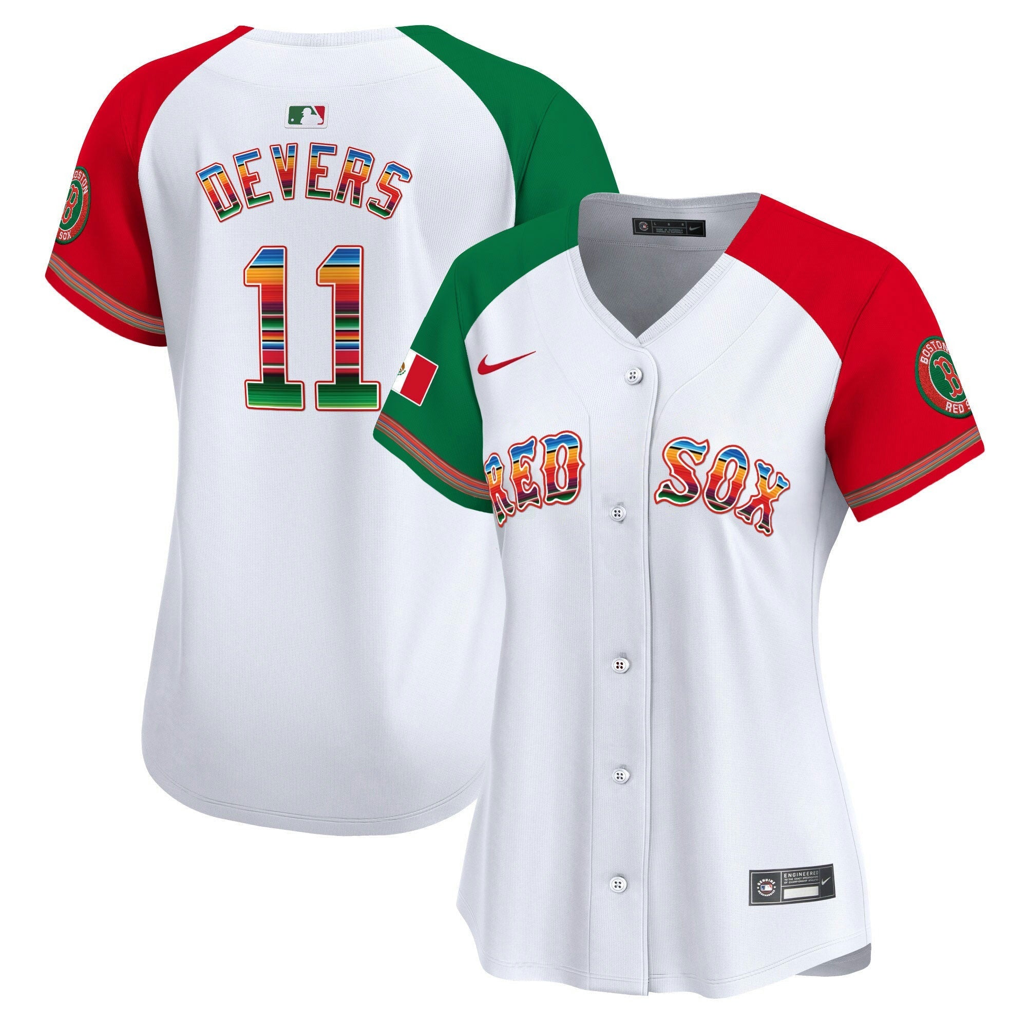 Camisa MLB Women’s Boston Mexico Vapor Premier Limited Jersey