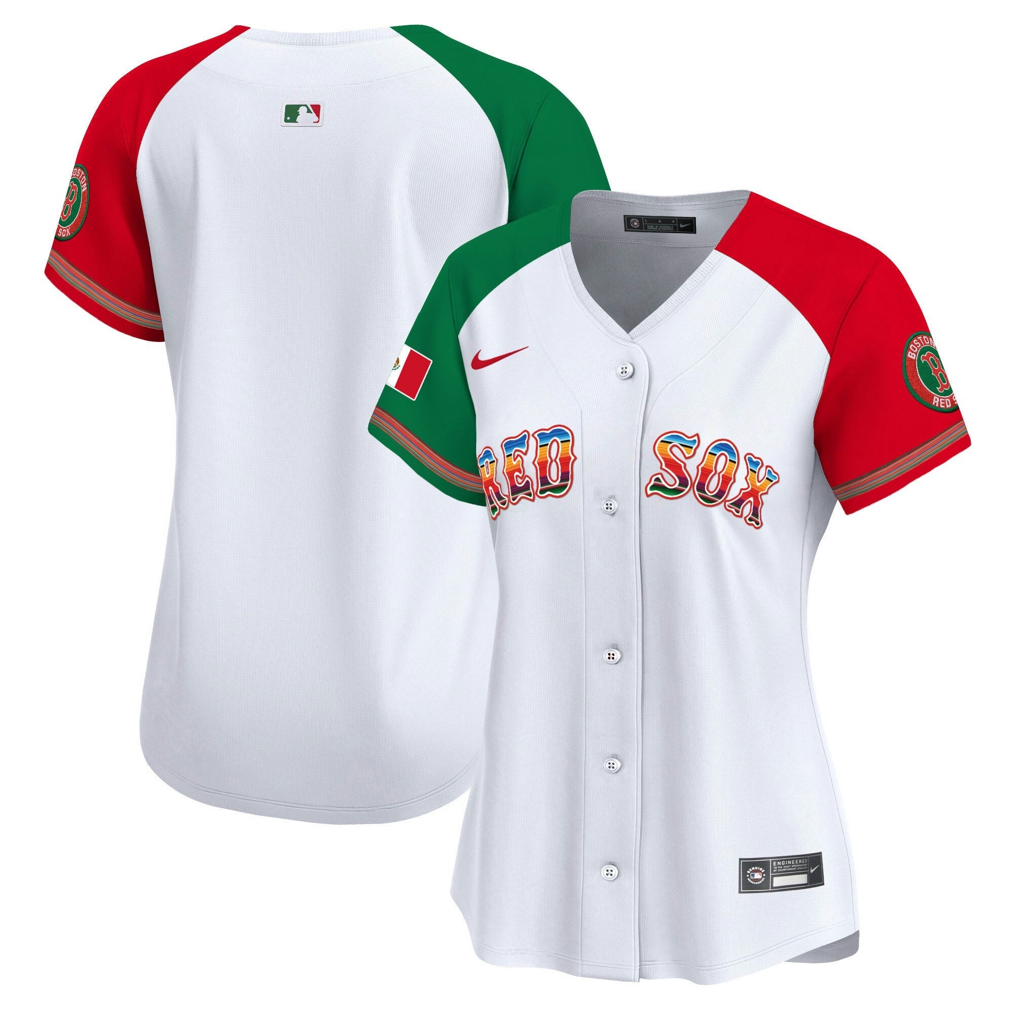 Camisa MLB Women’s Boston Mexico Vapor Premier Limited Jersey