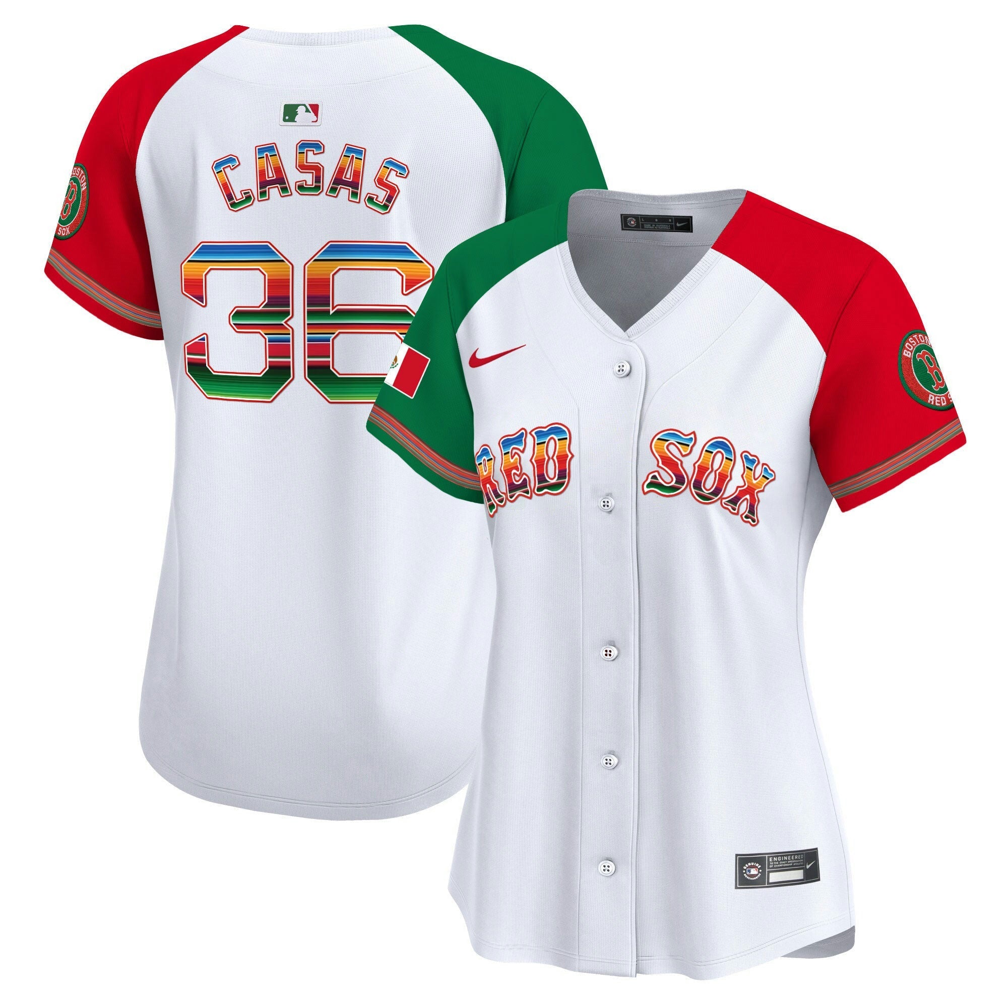 Camisa MLB Women’s Boston Mexico Vapor Premier Limited Jersey