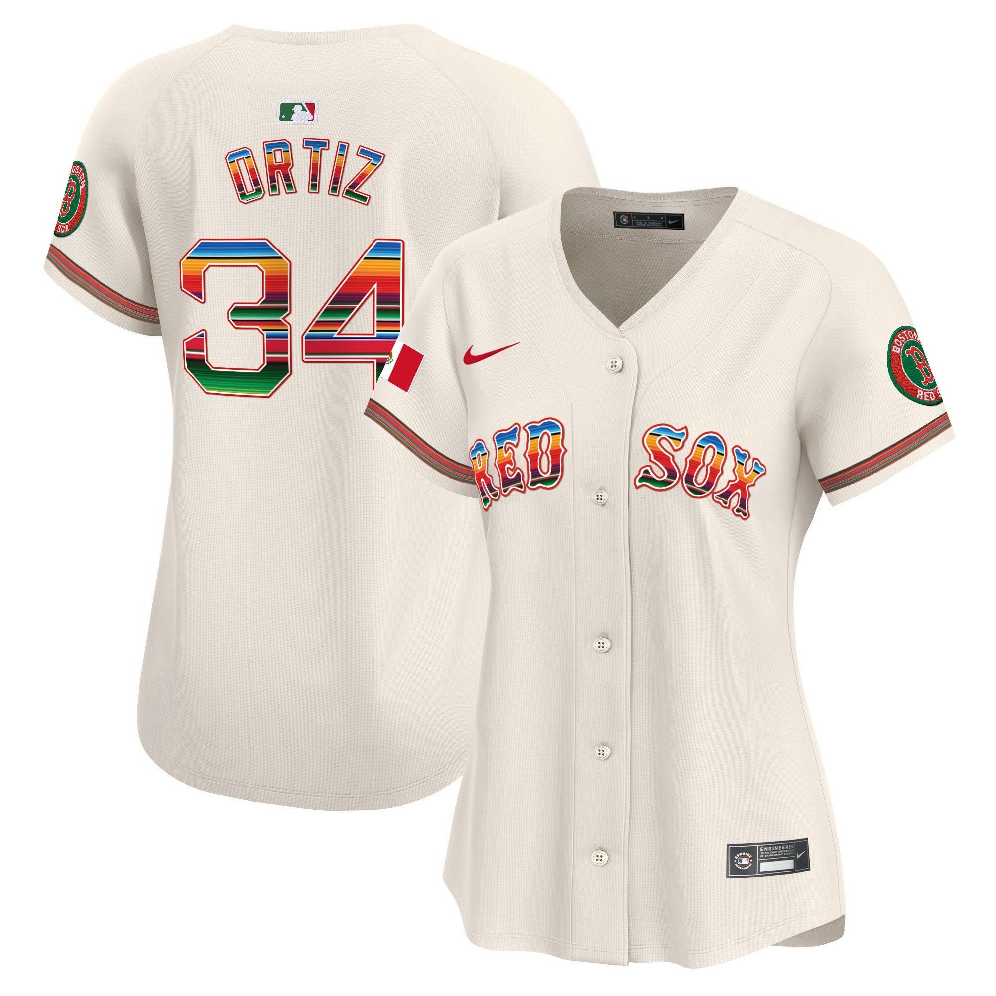 Camisa MLB Women’s Boston Mexico Vapor Premier Limited Jersey