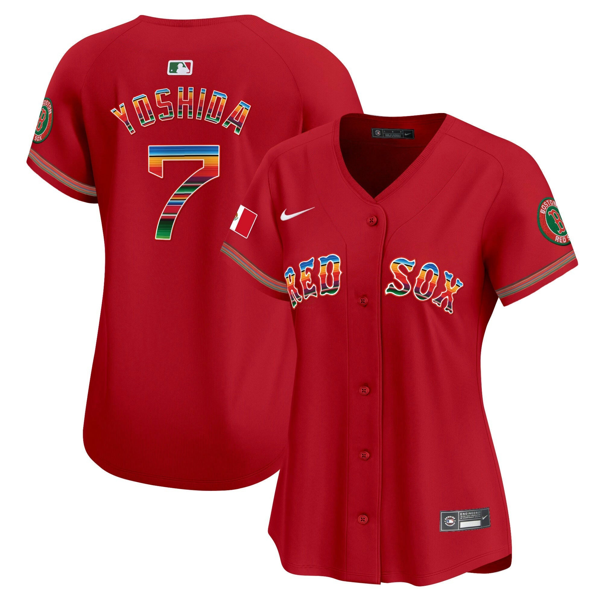 Camisa MLB Women’s Boston Mexico Vapor Premier Limited Jersey