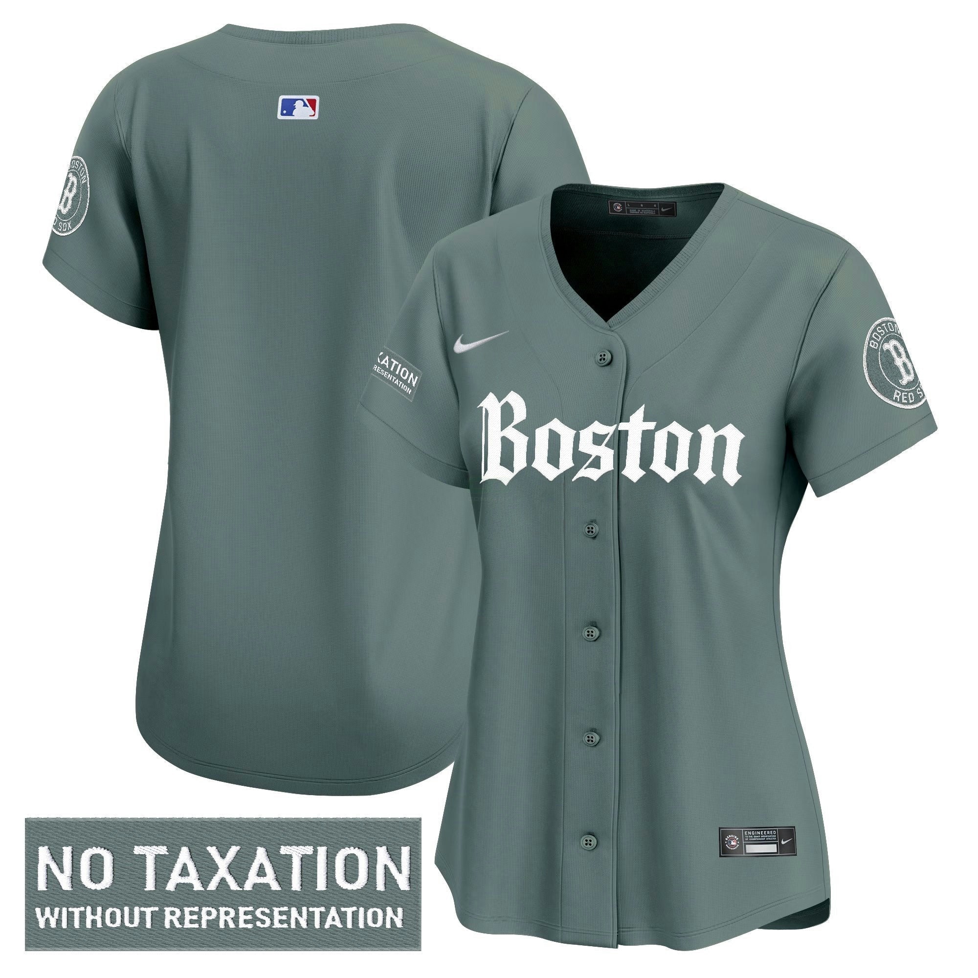 Camisa MLB Women’s Boston ‘Retro Newspaper Edition’ Vapor Premier Limited Jersey