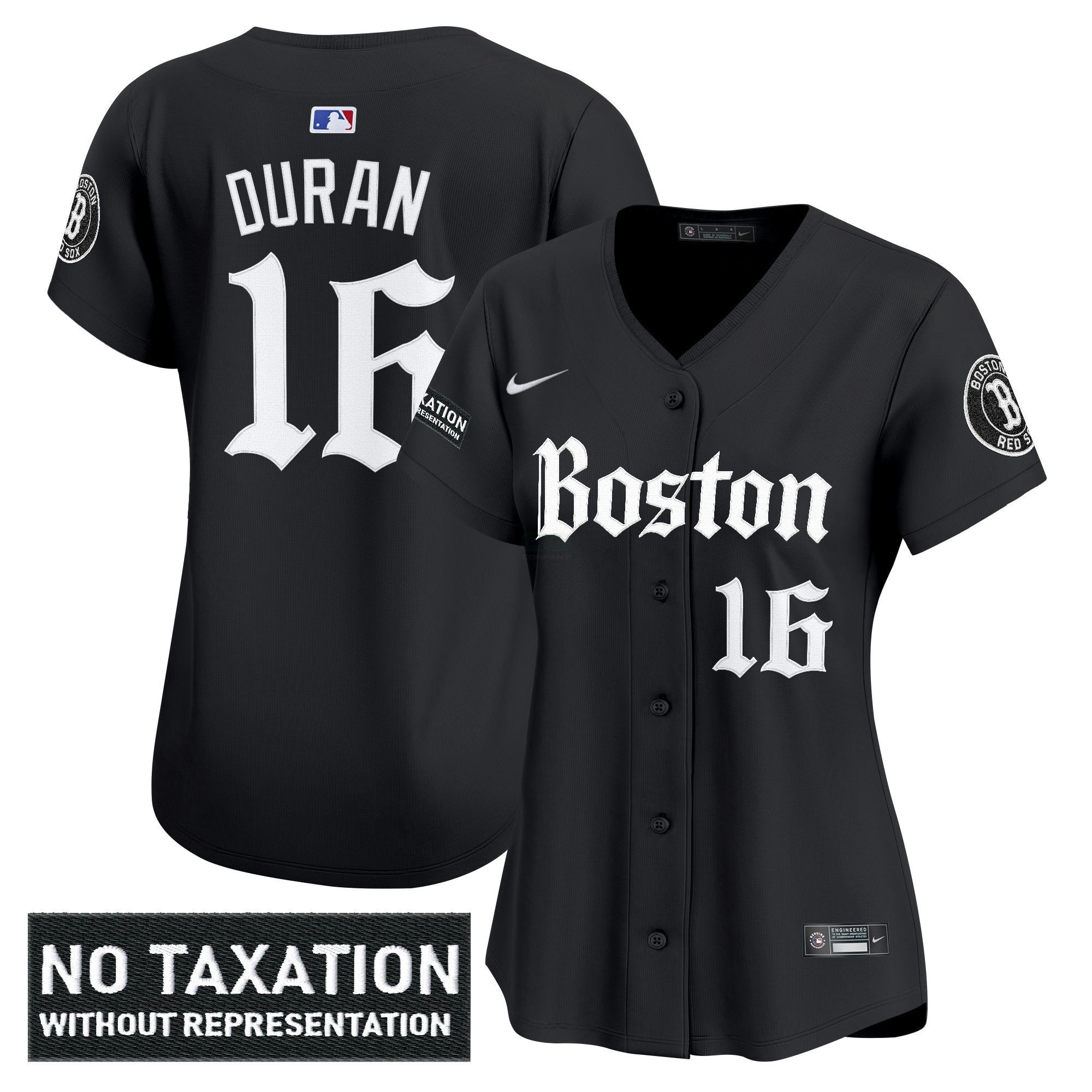 Camisa MLB Women’s Boston ‘Retro Newspaper Edition’ Vapor Premier Limited Jersey