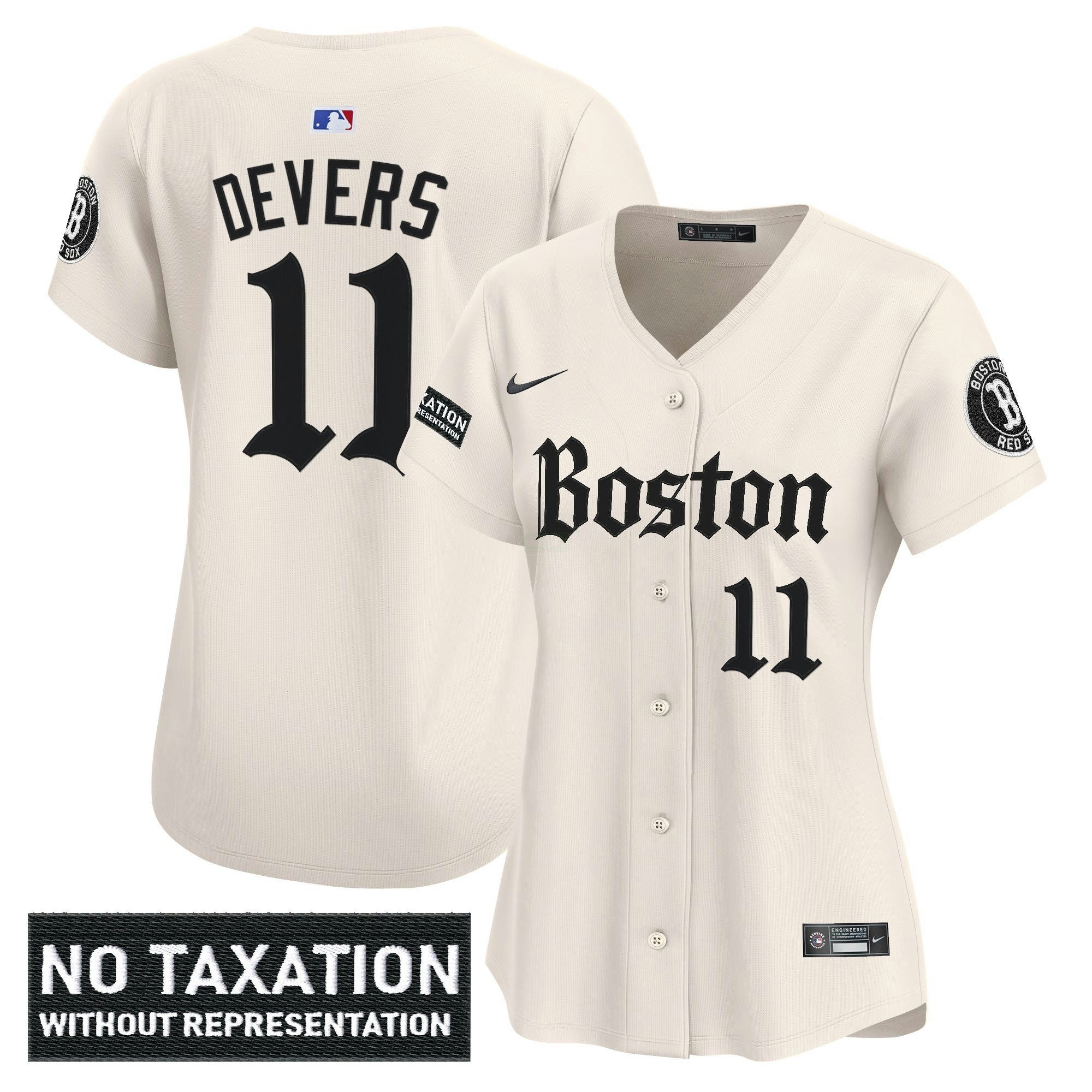 Camisa MLB Women’s Boston ‘Retro Newspaper Edition’ Vapor Premier Limited Jersey
