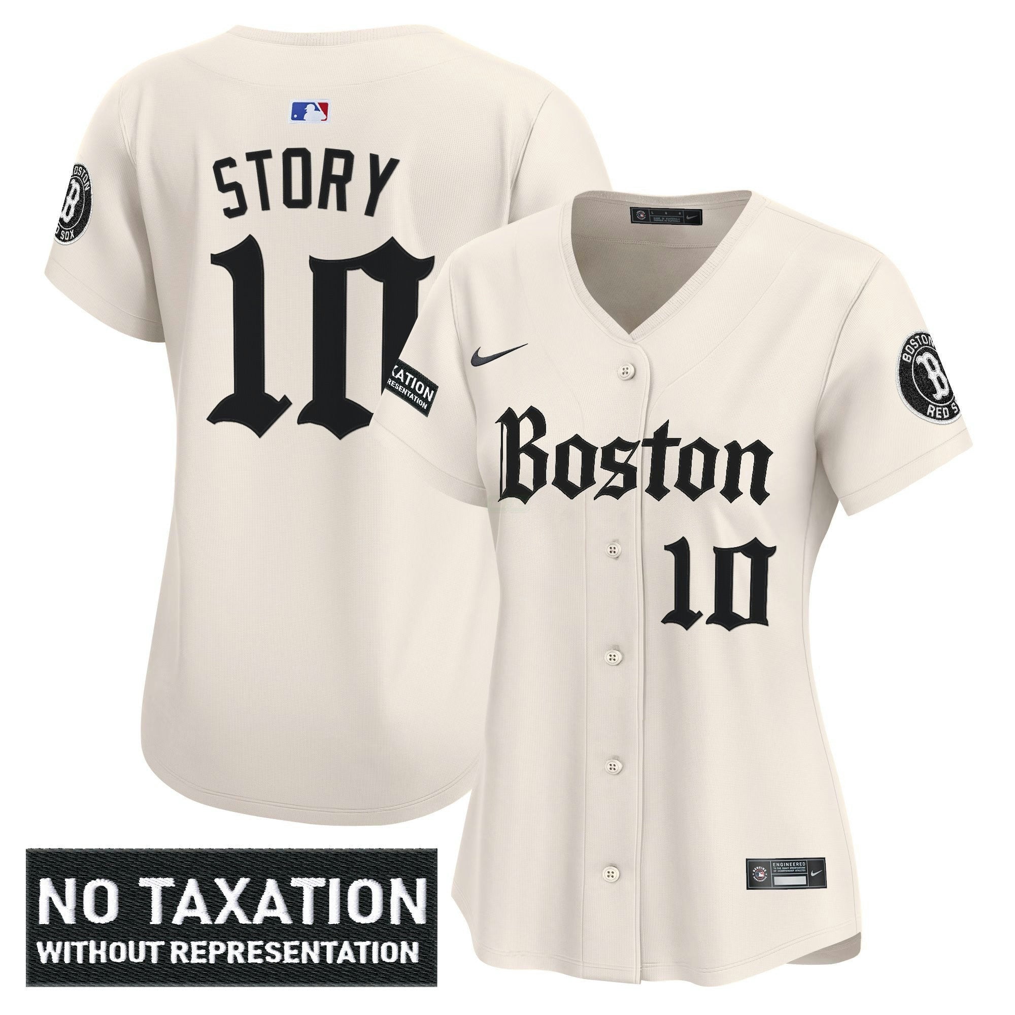 Camisa MLB Women’s Boston ‘Retro Newspaper Edition’ Vapor Premier Limited Jersey