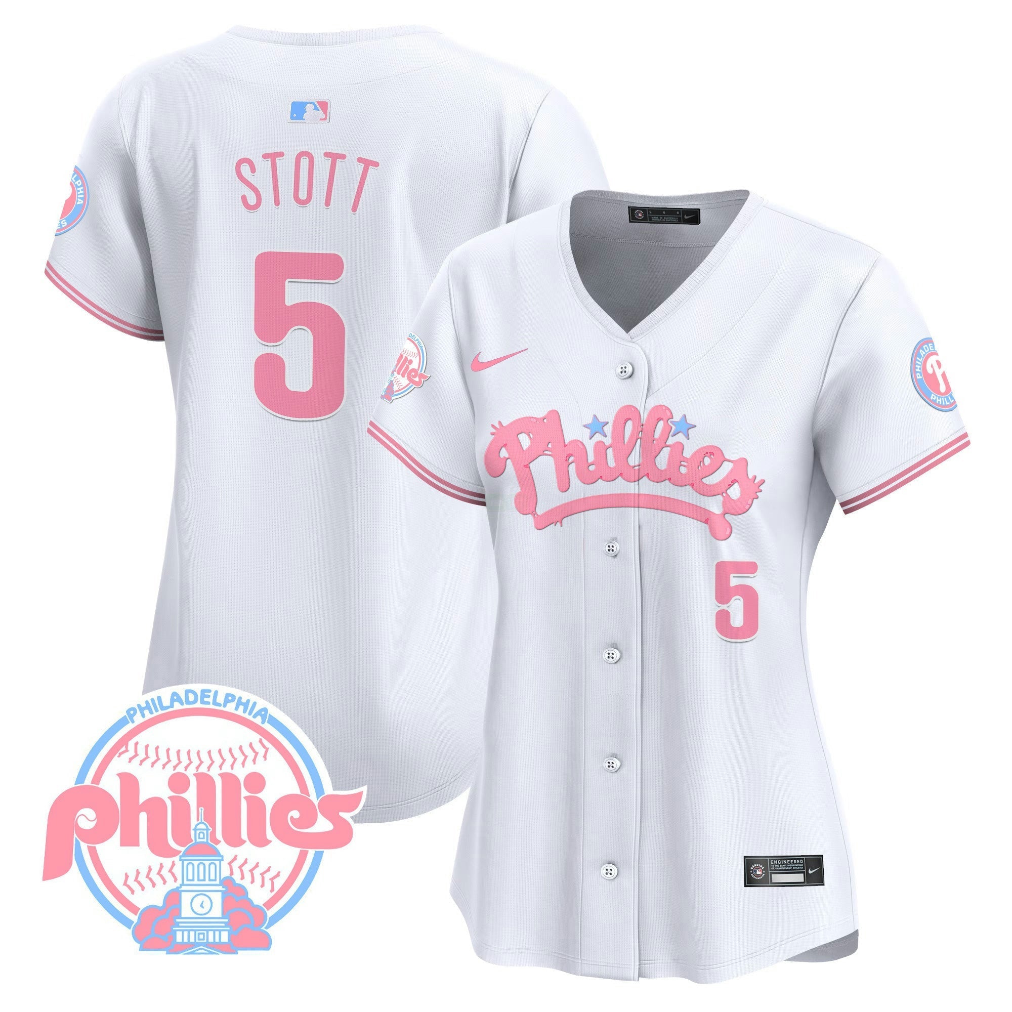 Camisa MLB Women’s Bubblegum Pink Vapor Premier Limited Jersey