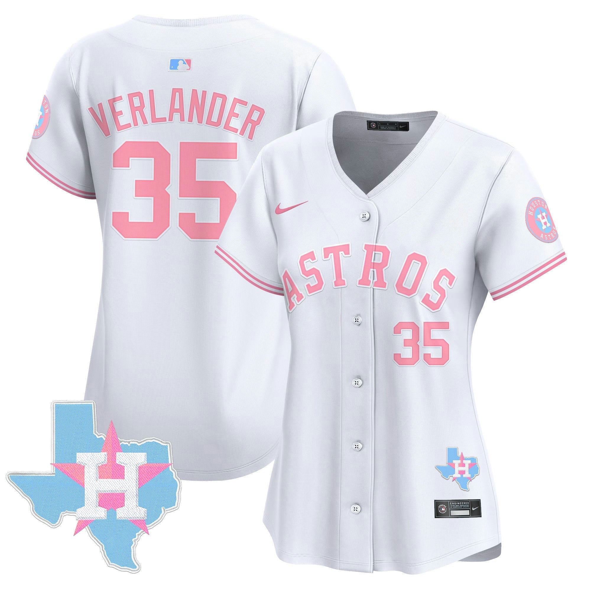 Camisa MLB Women’s Bubblegum Pink Vapor Premier Limited Jersey