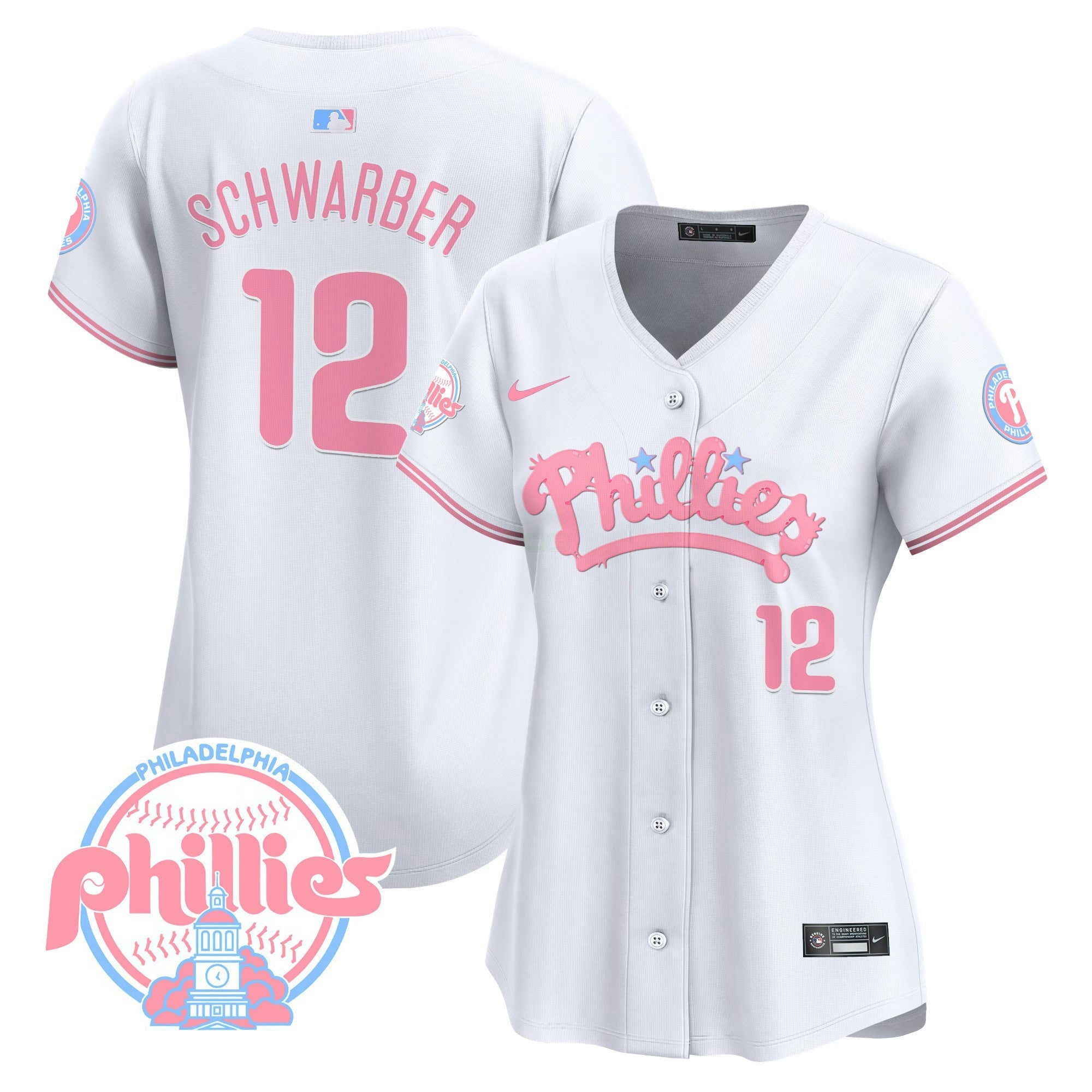 Camisa MLB Women’s Bubblegum Pink Vapor Premier Limited Jersey