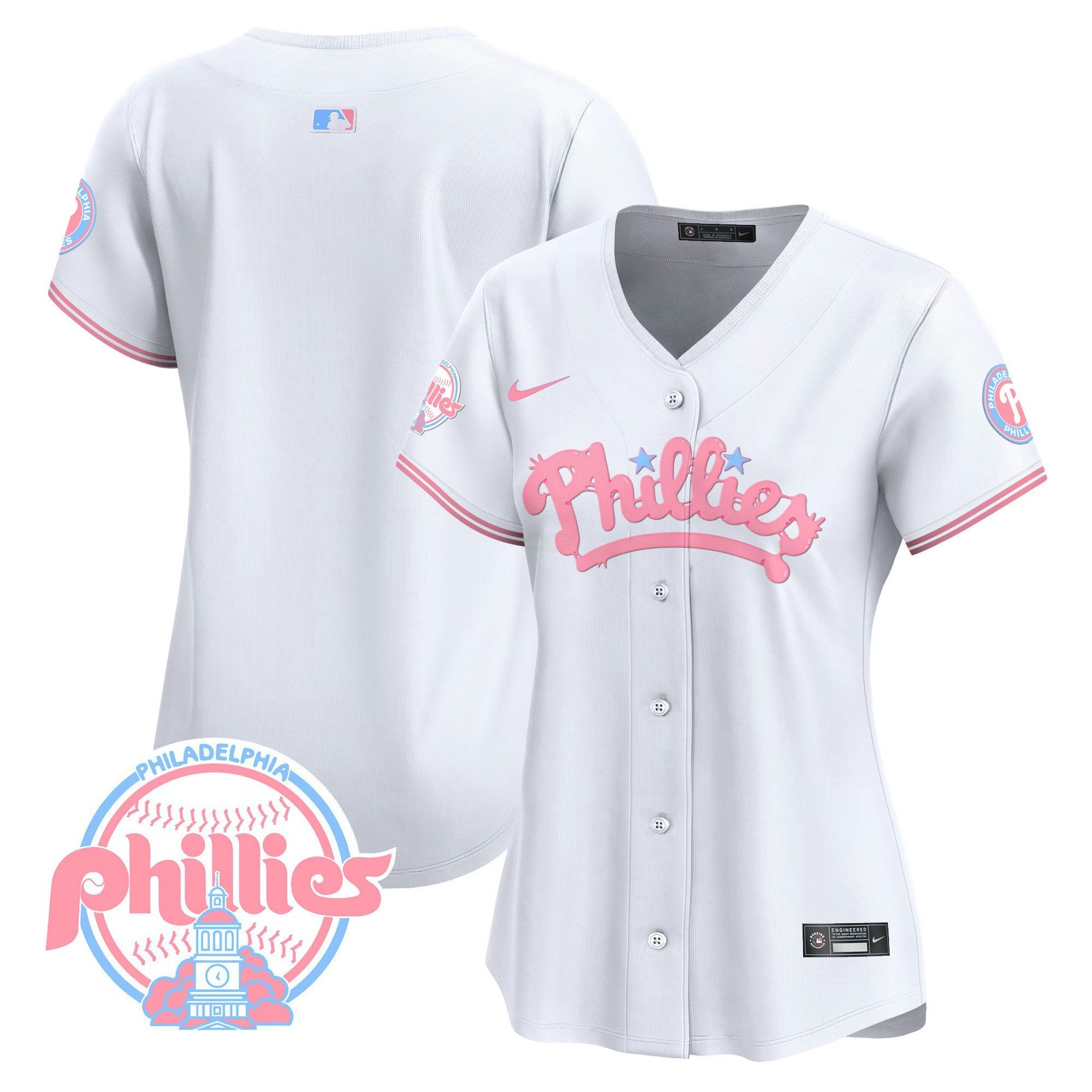 Camisa MLB Women’s Bubblegum Pink Vapor Premier Limited Jersey