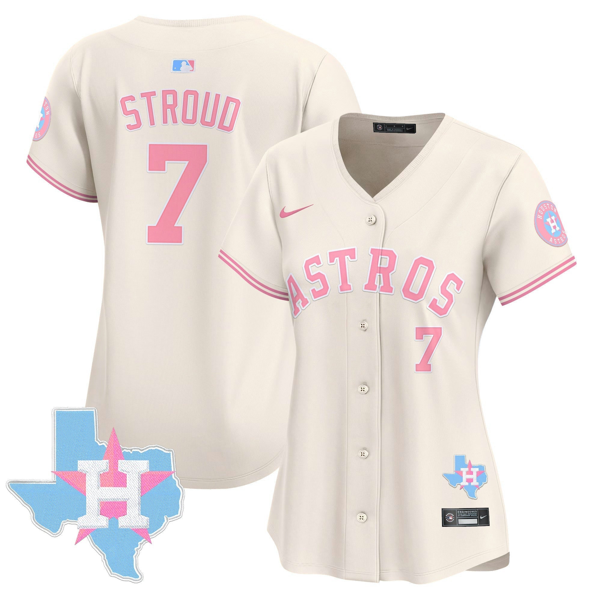 Camisa MLB Women’s Bubblegum Pink Vapor Premier Limited Jersey